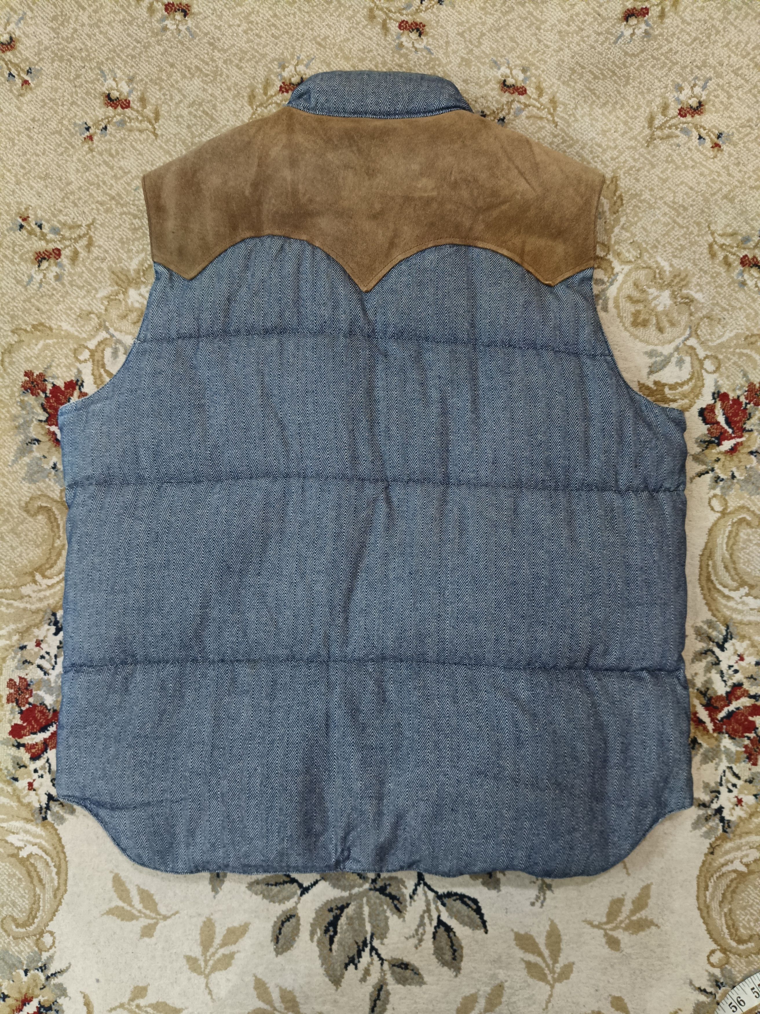 Sugar Cane × Vintage Vintage Sugar Cane Denim Down Vest Size US L / EU 52-54 / 3 - 9 Thumbnail