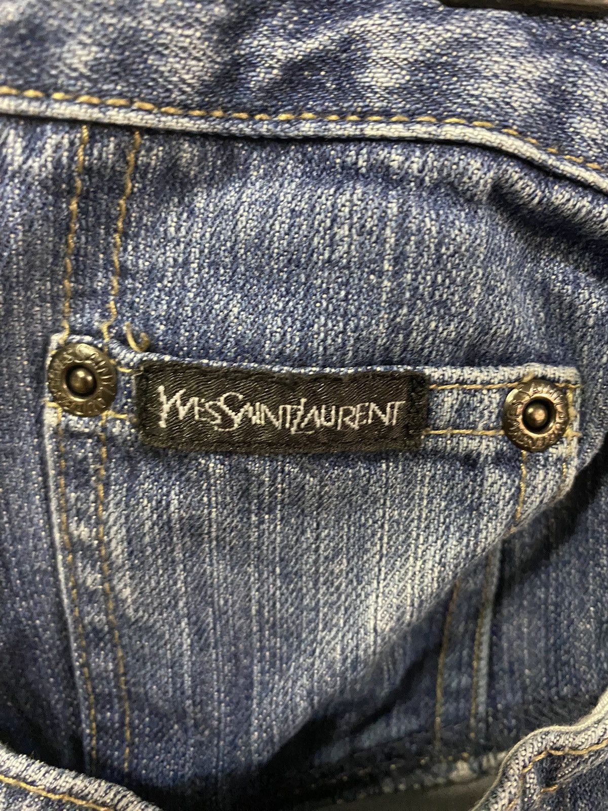 Yves Saint Laurent 36x30 YSL Jeans Denim Pants Blue Indigo Size US 36 / EU 52 - 22 Thumbnail