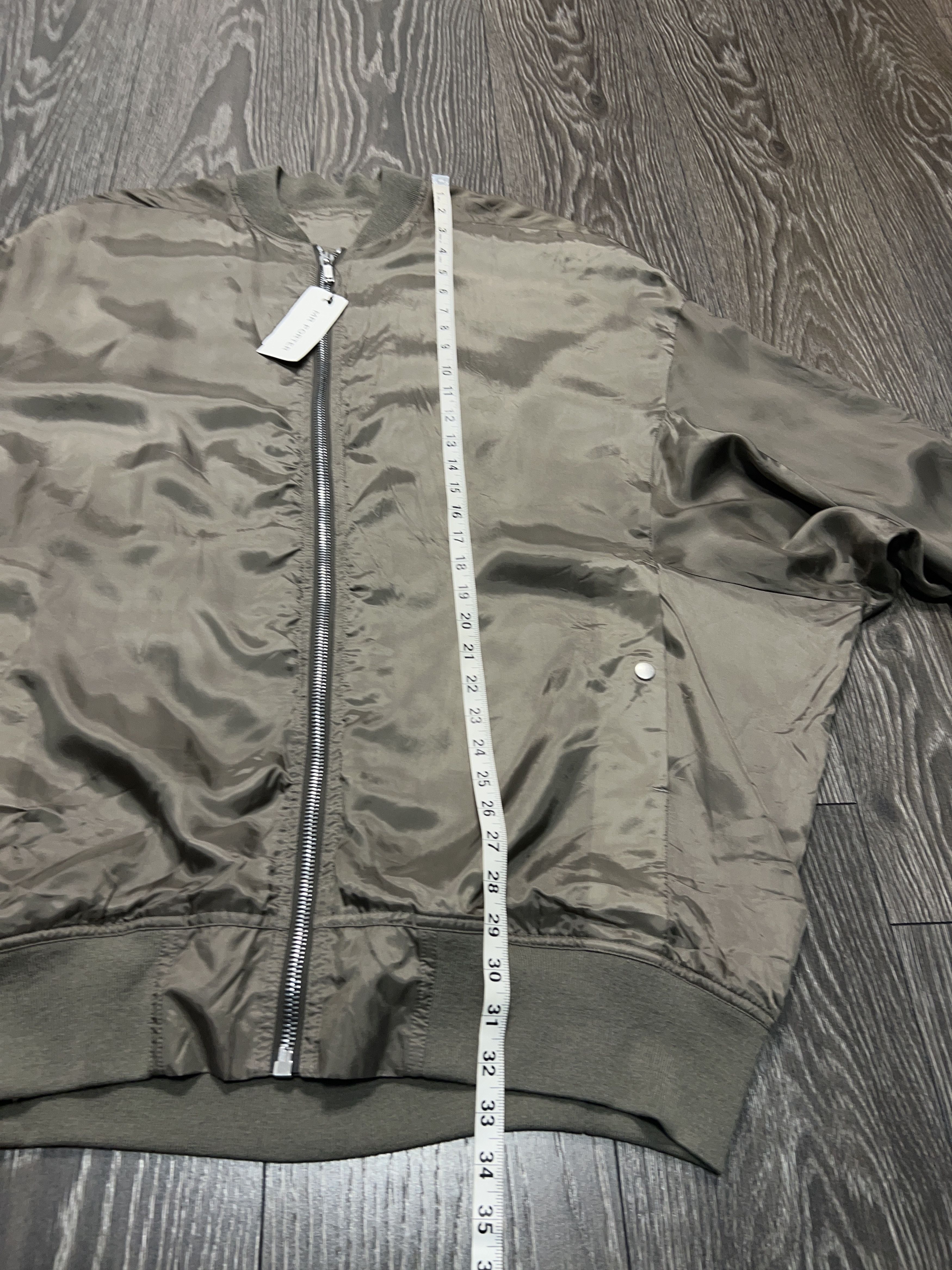 Rick Owens NWT Mens Jumbo Peter Flight Bomber Nylon Jacket Size 40 50 M Size US M / EU 48-50 / 2 - 10 Thumbnail