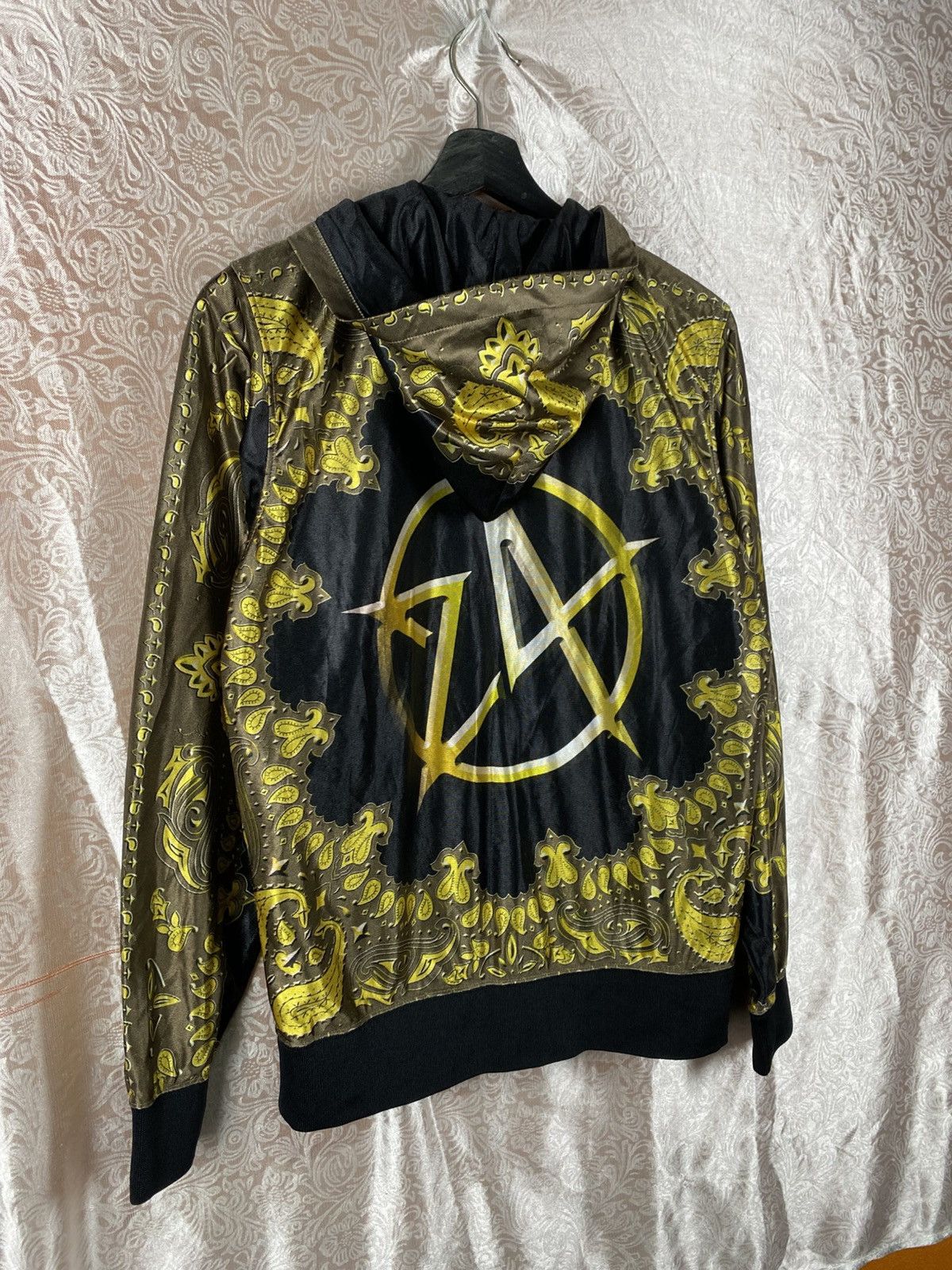 Japanese Brand 24 Karats Gold Diggers Full Print Hoodie Jacket Bandana Gold Size US S / EU 44-46 / 1 - 11 Thumbnail