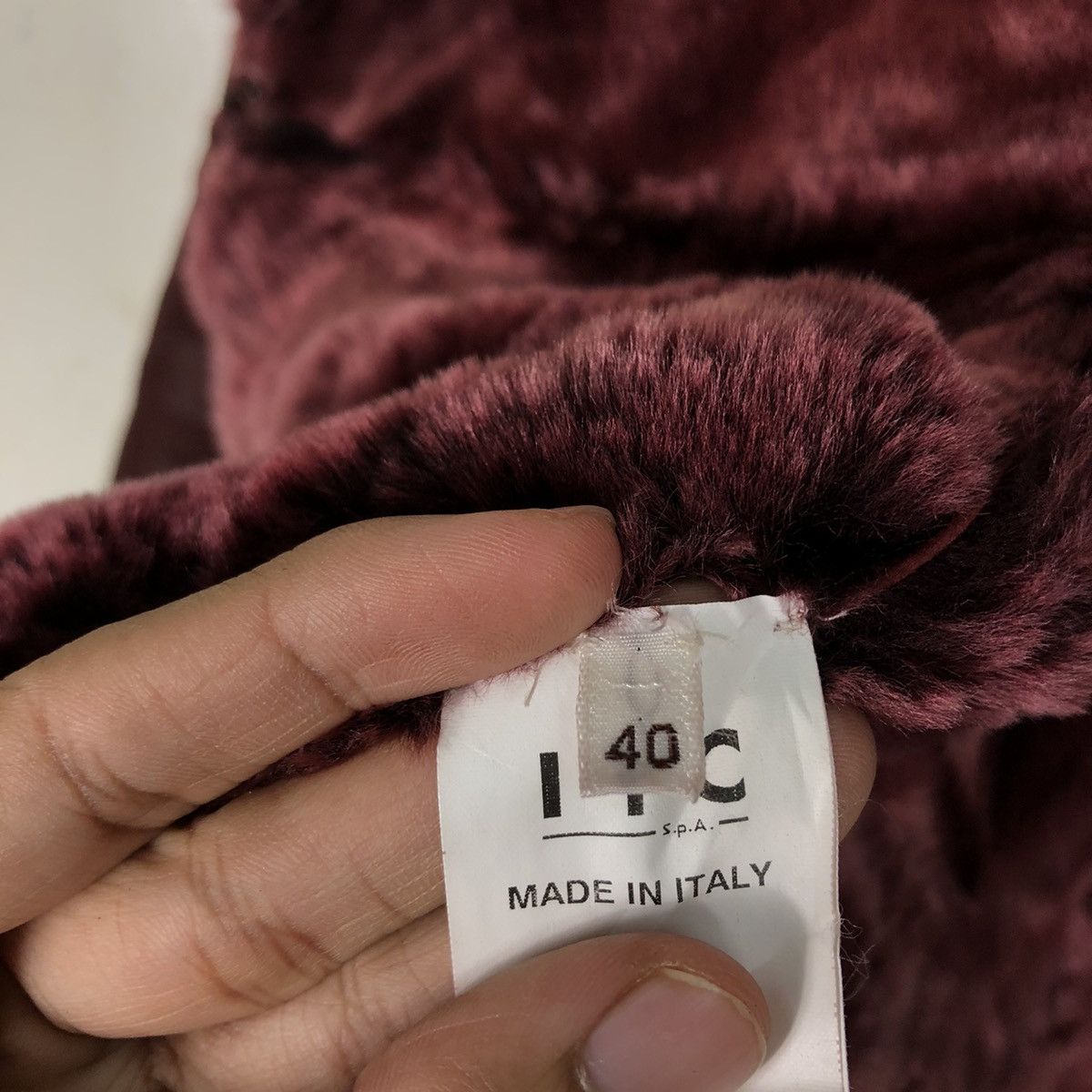 Vintage ITC Made in Italy Cropped Leather Jacket Mink Fur Shearling Size US M / EU 48-50 / 2 - 17 Thumbnail