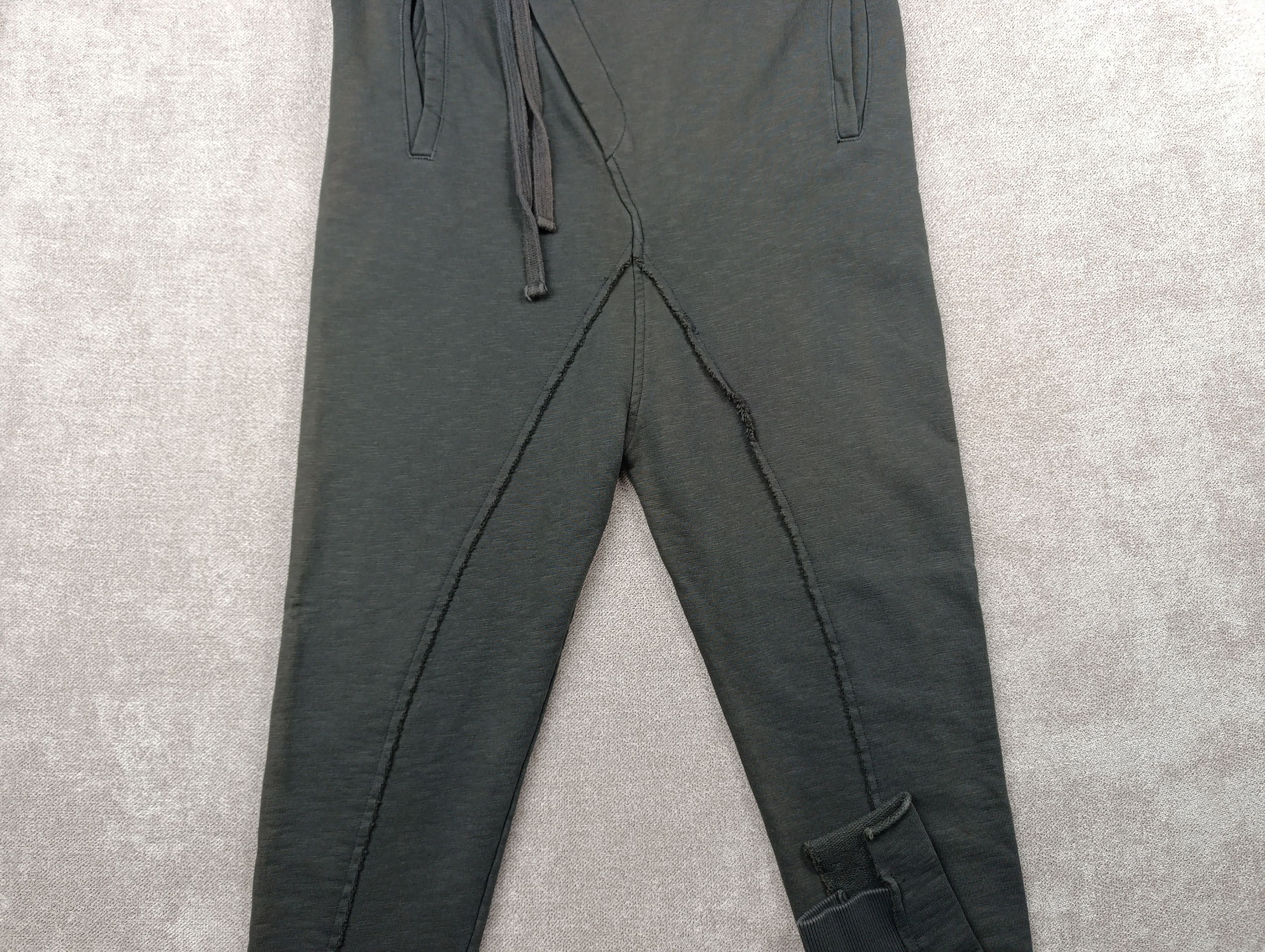 Thom Krom THOM KROM MENS AVANTGARDE ASYMMETRIC SWEATPANTS Size US 30 / EU 46 - 3 Thumbnail