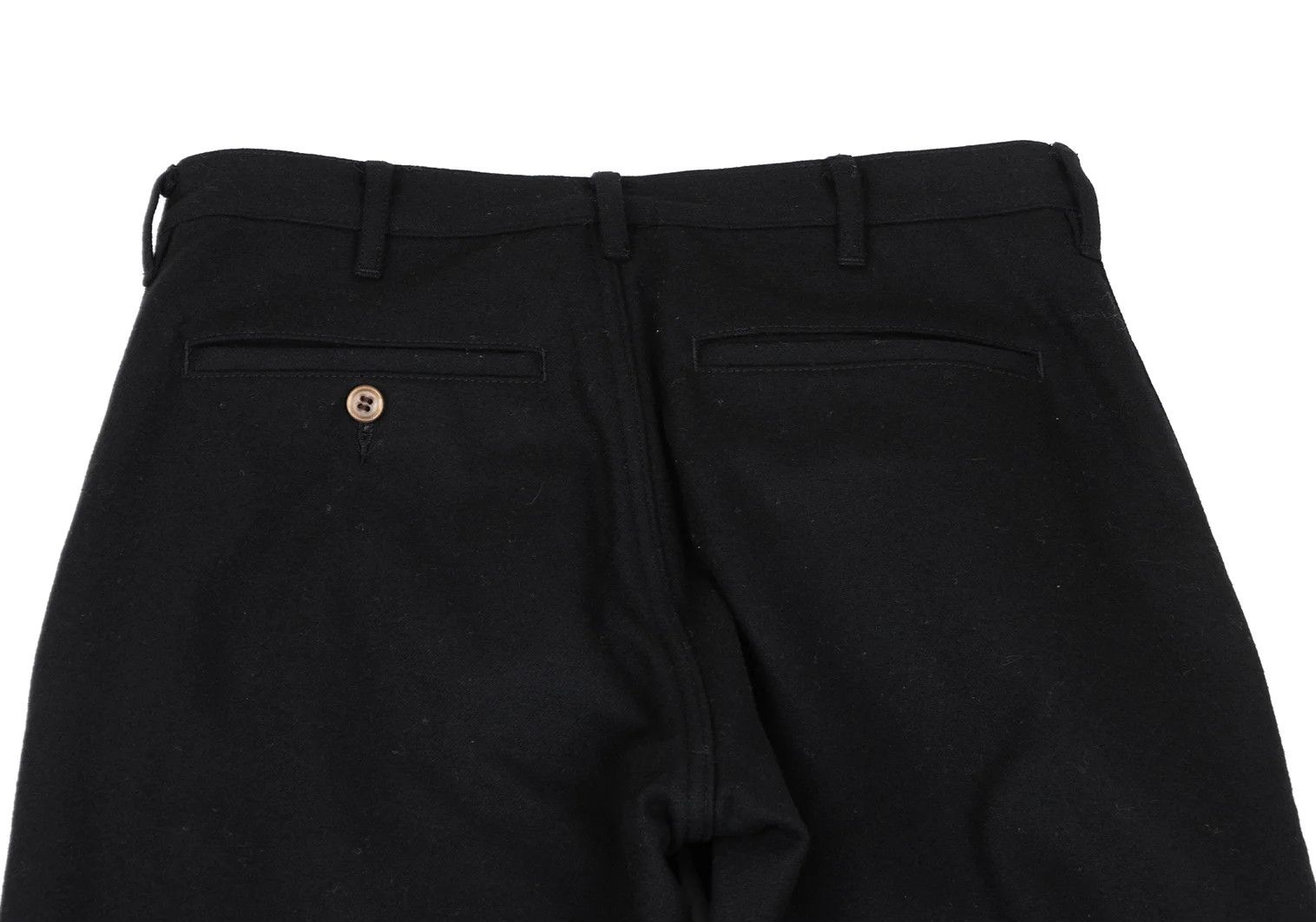 Comme des Garcons Homme Plus Wool Straight Pants in Black - Size SS Size US 36 / EU 52 - 10 Thumbnail