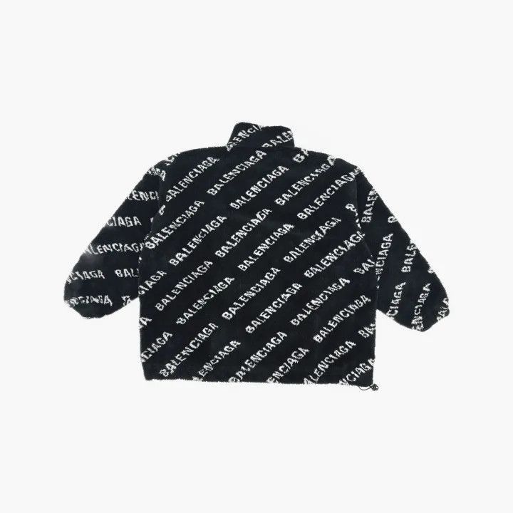 Balenciaga Balenciaga Black Faux Fur Oversized Zip Jacket Size S / US 4 / IT 40 - 2 Thumbnail