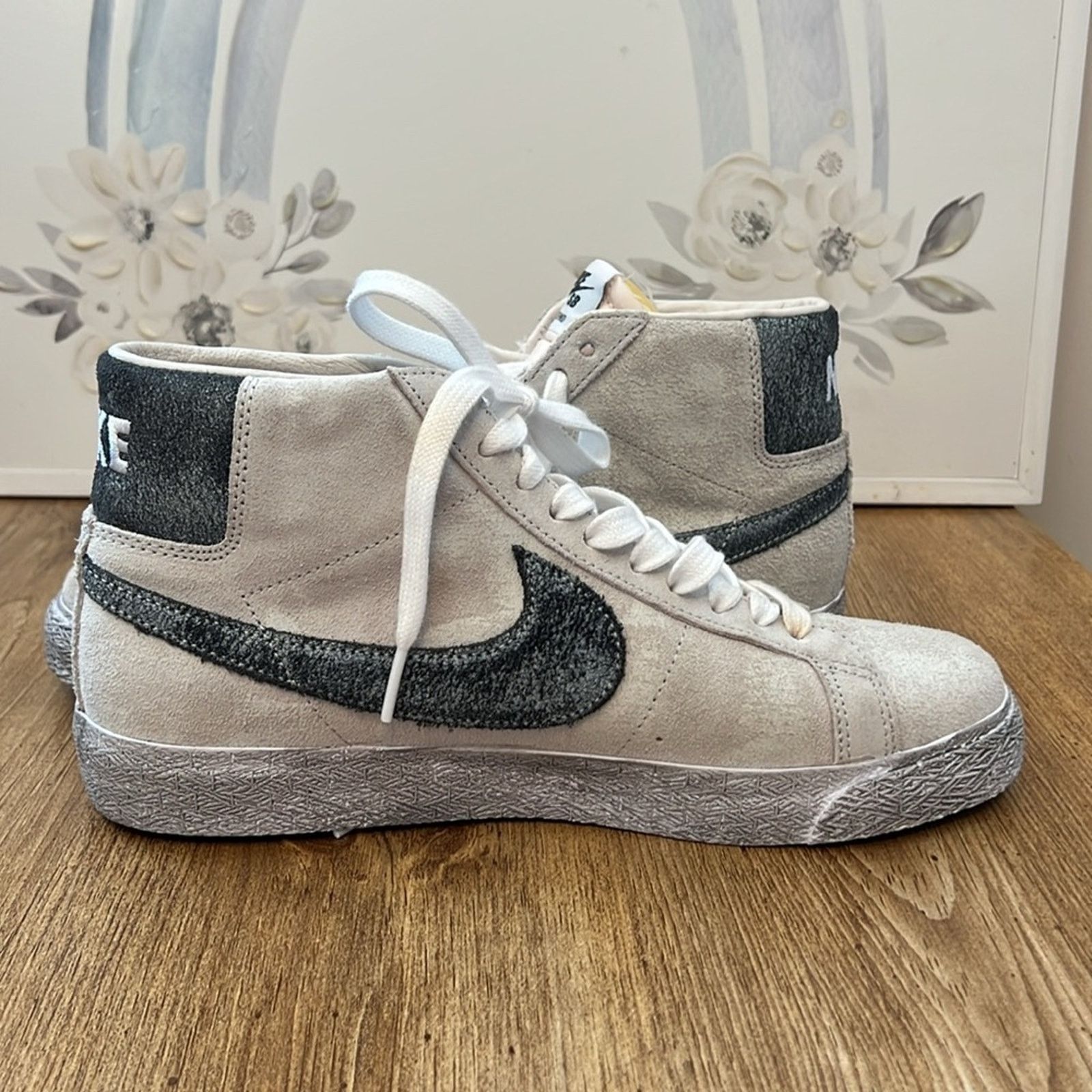 Nike Nike Zoom Blazer Mid Premium SB Faded Pack Grey Fog Black Size US 9.5 / IT 39.5 - 12 Thumbnail