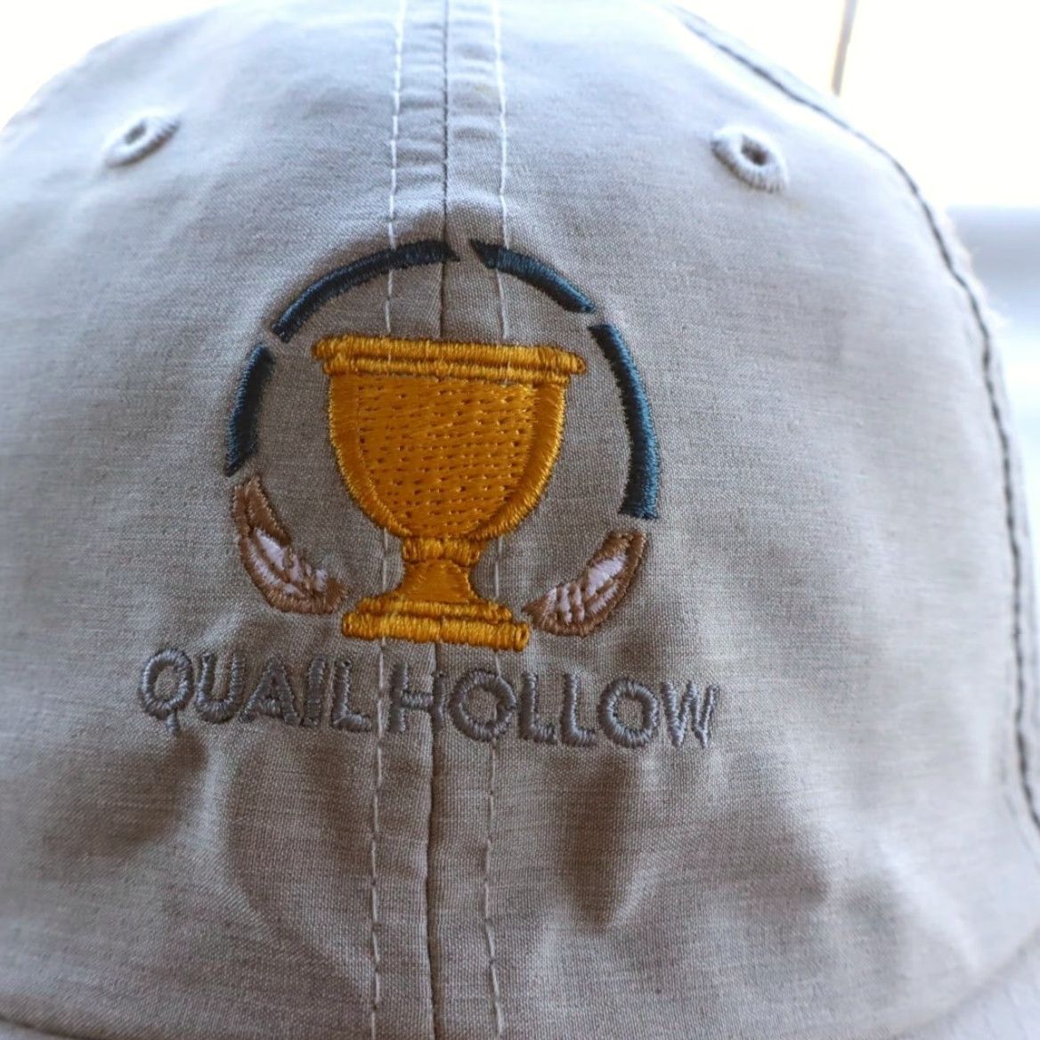 Imperial Imperial Hat Men OS Gray Strapback Quail Hollow Presidents Cup Golf Solid Mens Size ONE SIZE - 3 Thumbnail