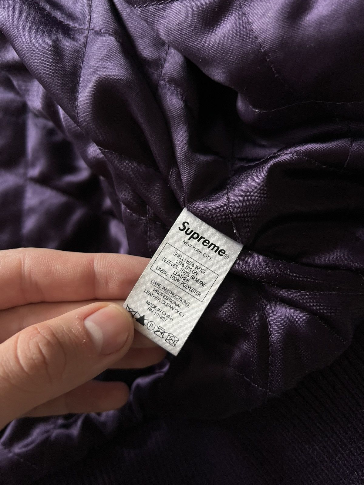Supreme Supreme King Hooded Varsity Jacket Size US M / EU 48-50 / 2 - 7 Thumbnail