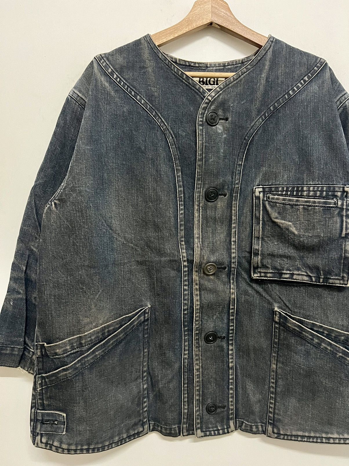 BIGI × Vintage × yoshie inaba VINTAGE 80s BIGI DENIM GOVERNOR JACKET Size US L / EU 52-54 / 3 - 4 Thumbnail