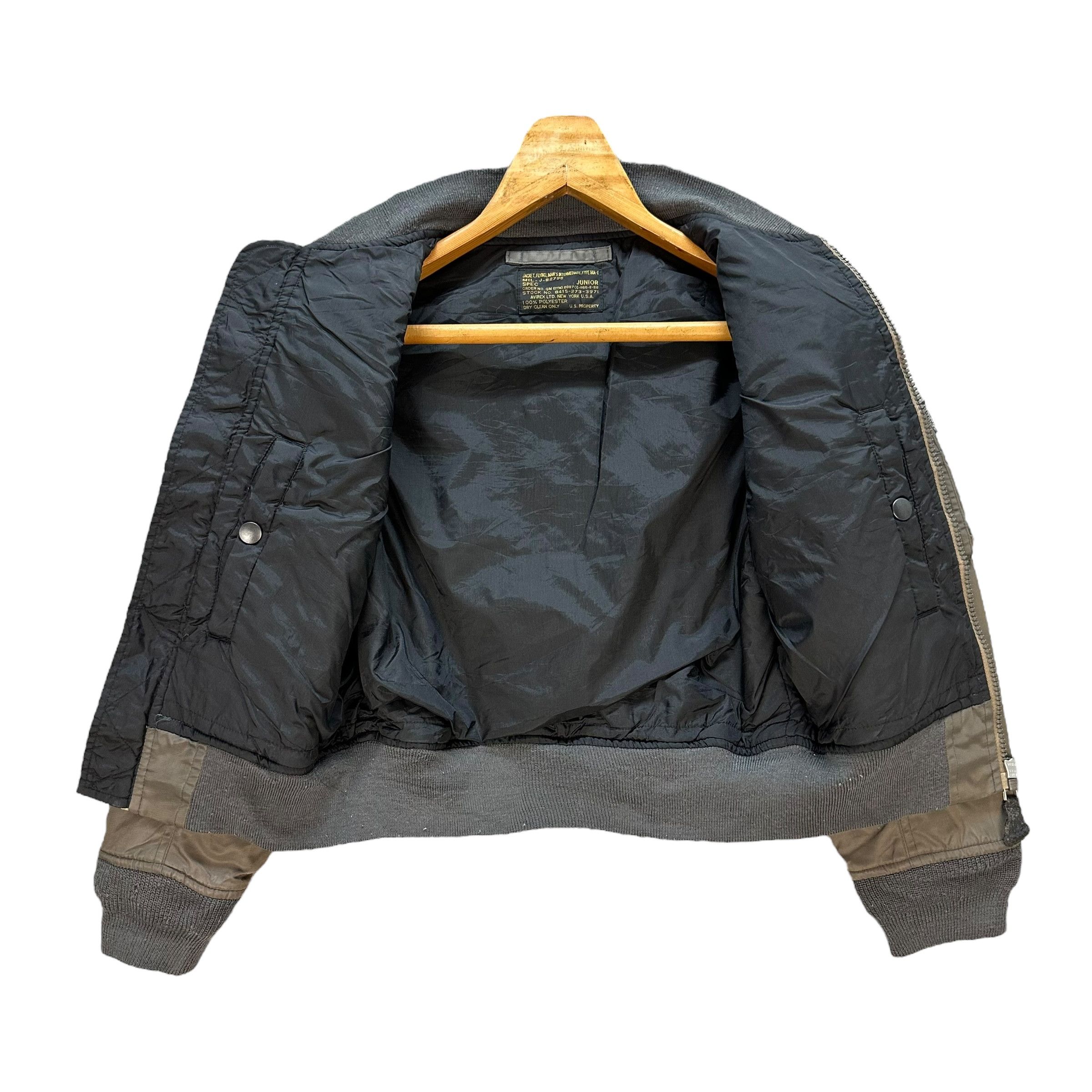Avirex AVIREX USA Big Logo Junior MA-1 Bomber Jacket #A42-0949 Size US XXS / EU 40 - 10 Thumbnail