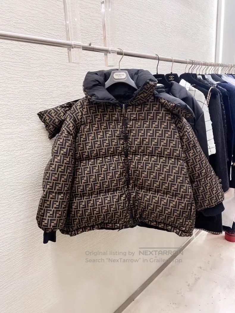 Fendi Fendi Monogram Logo Puffer Jacket Size M / US 6-8 / IT 42-44 - 1 Thumbnail