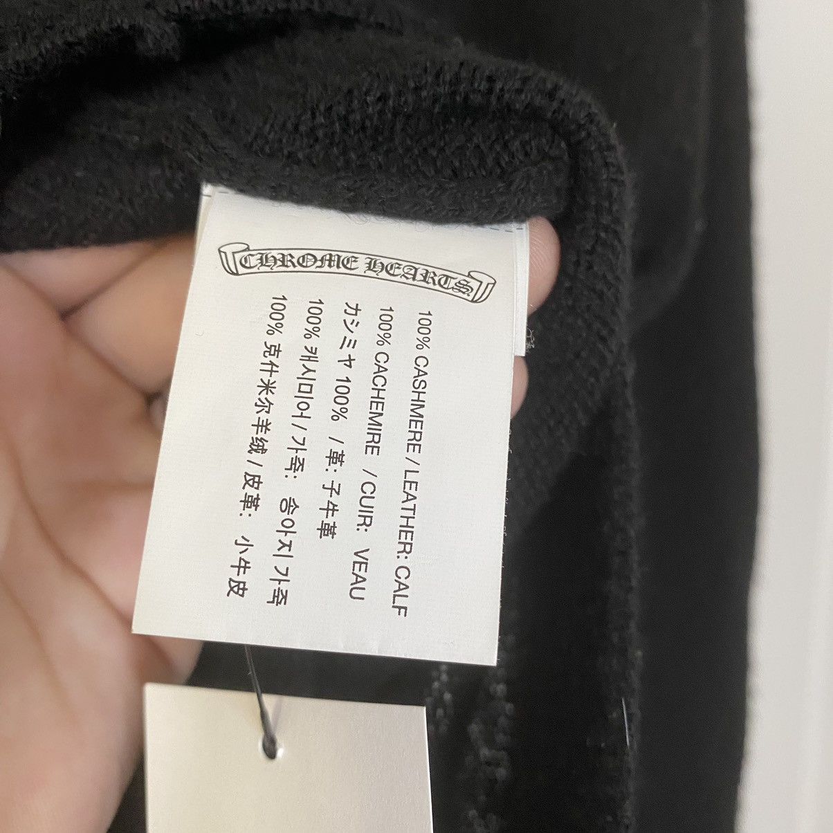 Chrome Hearts Chrome Hearts Black Cashmere Back Cross Patch Line Cardigan Size US S / EU 44-46 / 1 - 17 Thumbnail