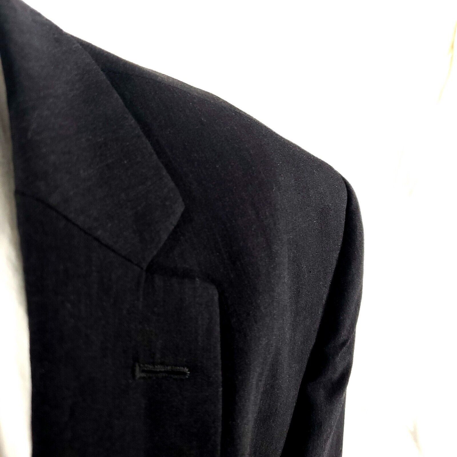 Pronto Uomo Pronto Uomo Wool 2 Button Blazer 46L Or Slim 48L Gray Size 46L - 2 Thumbnail