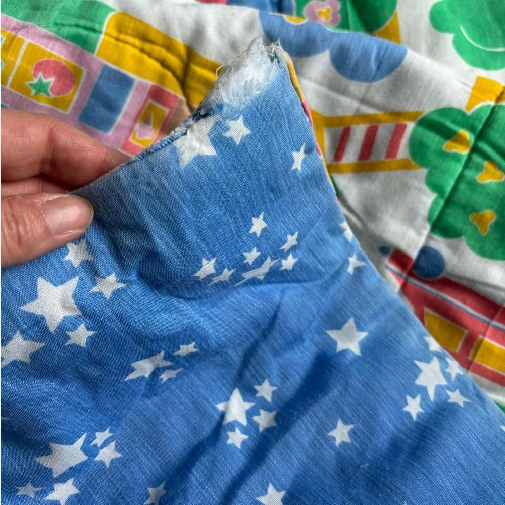 Designer Vintage Kids Twin Bed Reversible Blanket Size ONE SIZE - 4 Thumbnail