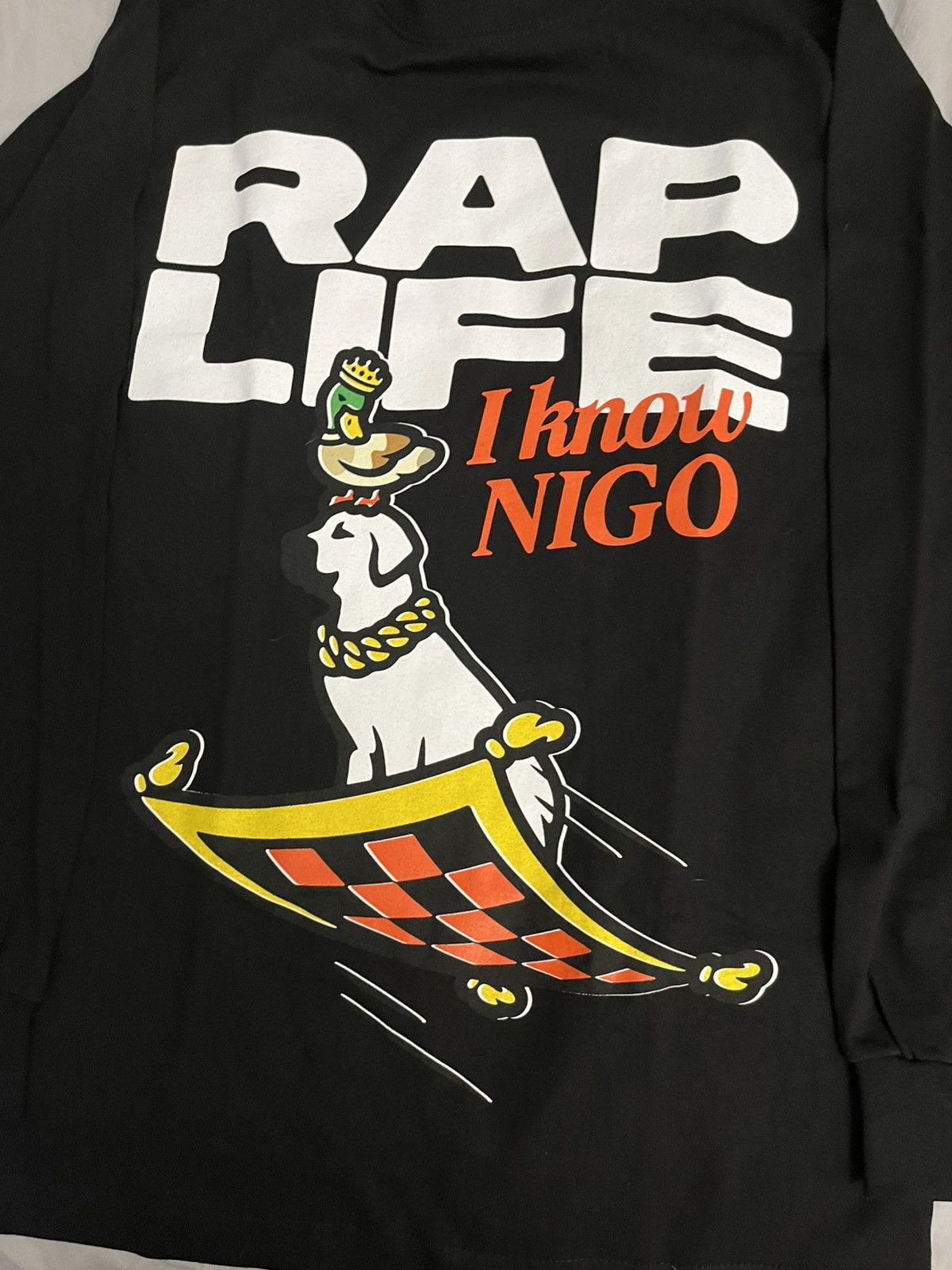 Human Made Victor victor rap life I know nigo long sleeve tee black Size US S / EU 44-46 / 1 - 4 Thumbnail