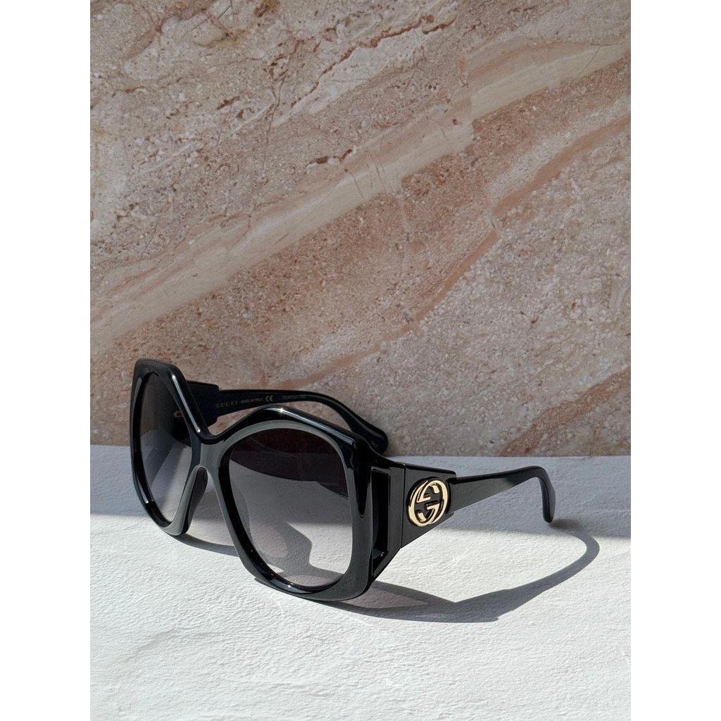 Gucci NEW Gucci GG0875S Black Oversized Sunglasses Size ONE SIZE - 8 Thumbnail
