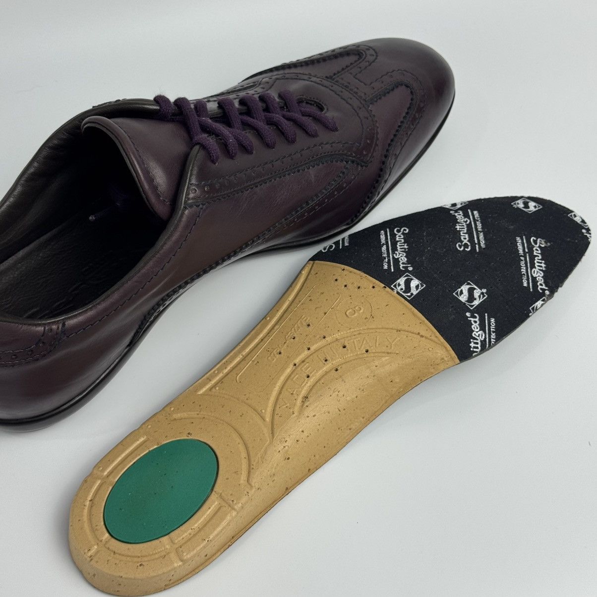 Santoni Santoni Caoutchouc Italy - Purple Low-top Leather Sneakers🔥 Size US 9 / EU 42 - 10 Thumbnail