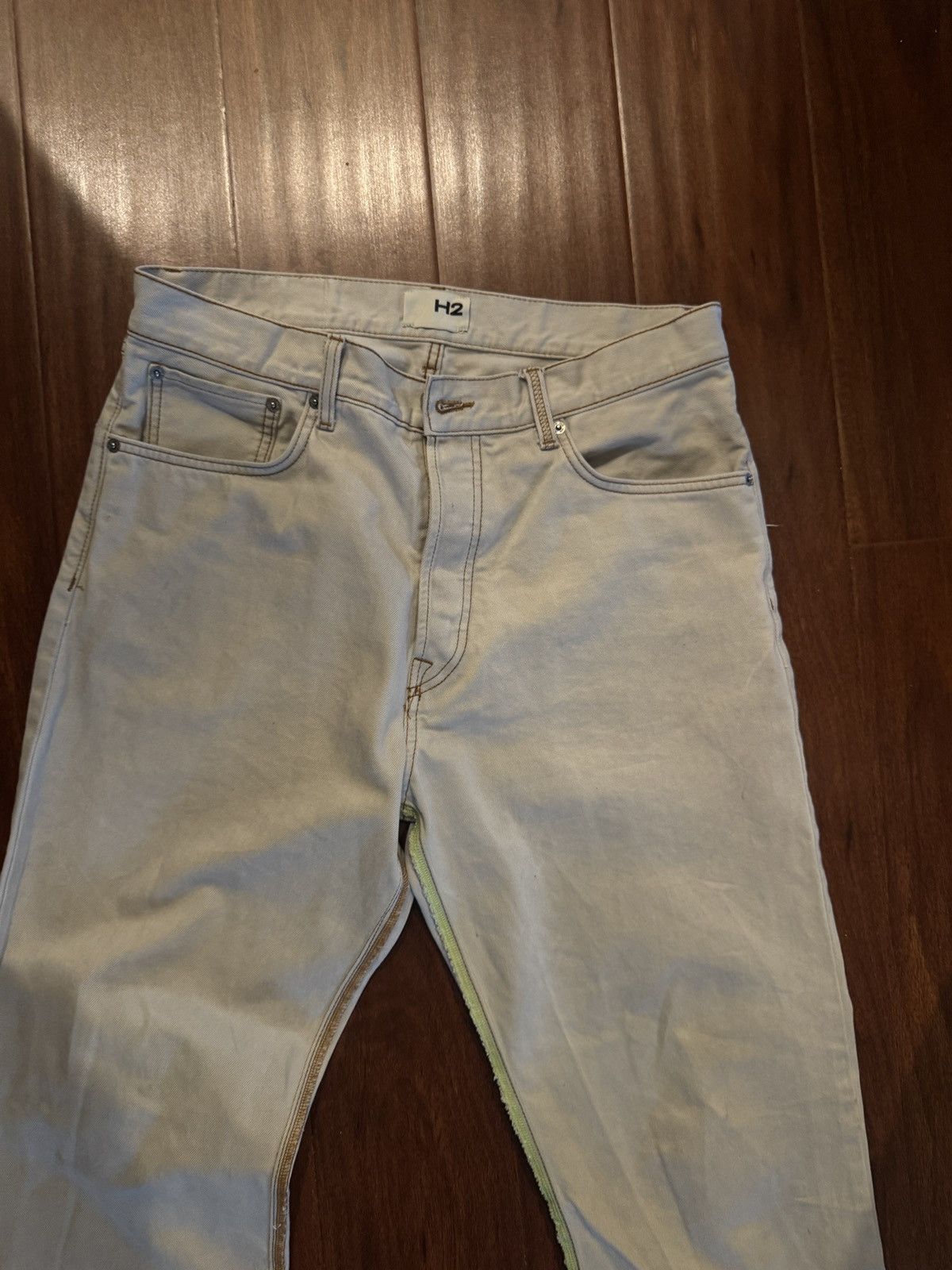 H&M × Heron Preston Heron Preston (H2) Gray Jeans Limited Edition Size US 32 / EU 48 - 2 Thumbnail