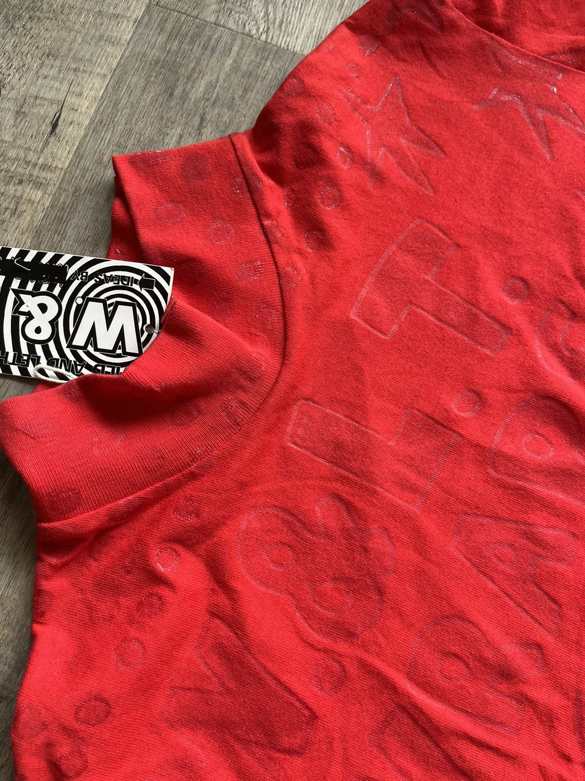 Walter Van Beirendonck W&LT Red Longsleeve Top 90s Cyberpunk Size US M / EU 48-50 / 2 - 5 Thumbnail
