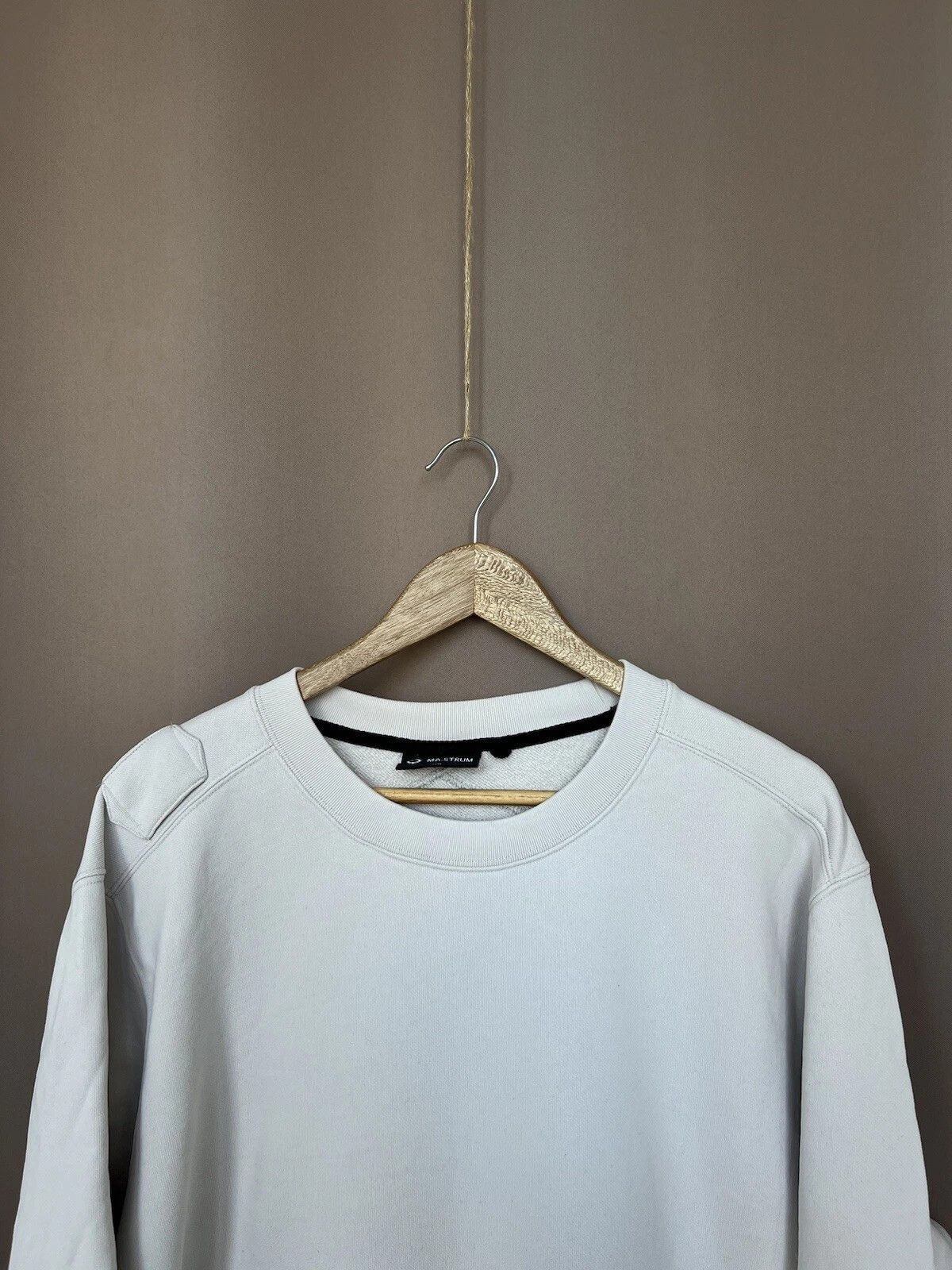 MA.STRUM Ma Strum White Sweatshirt Mens Size XXL Cotton Sweater Size US XXL / EU 58 / 5 - 2 Thumbnail