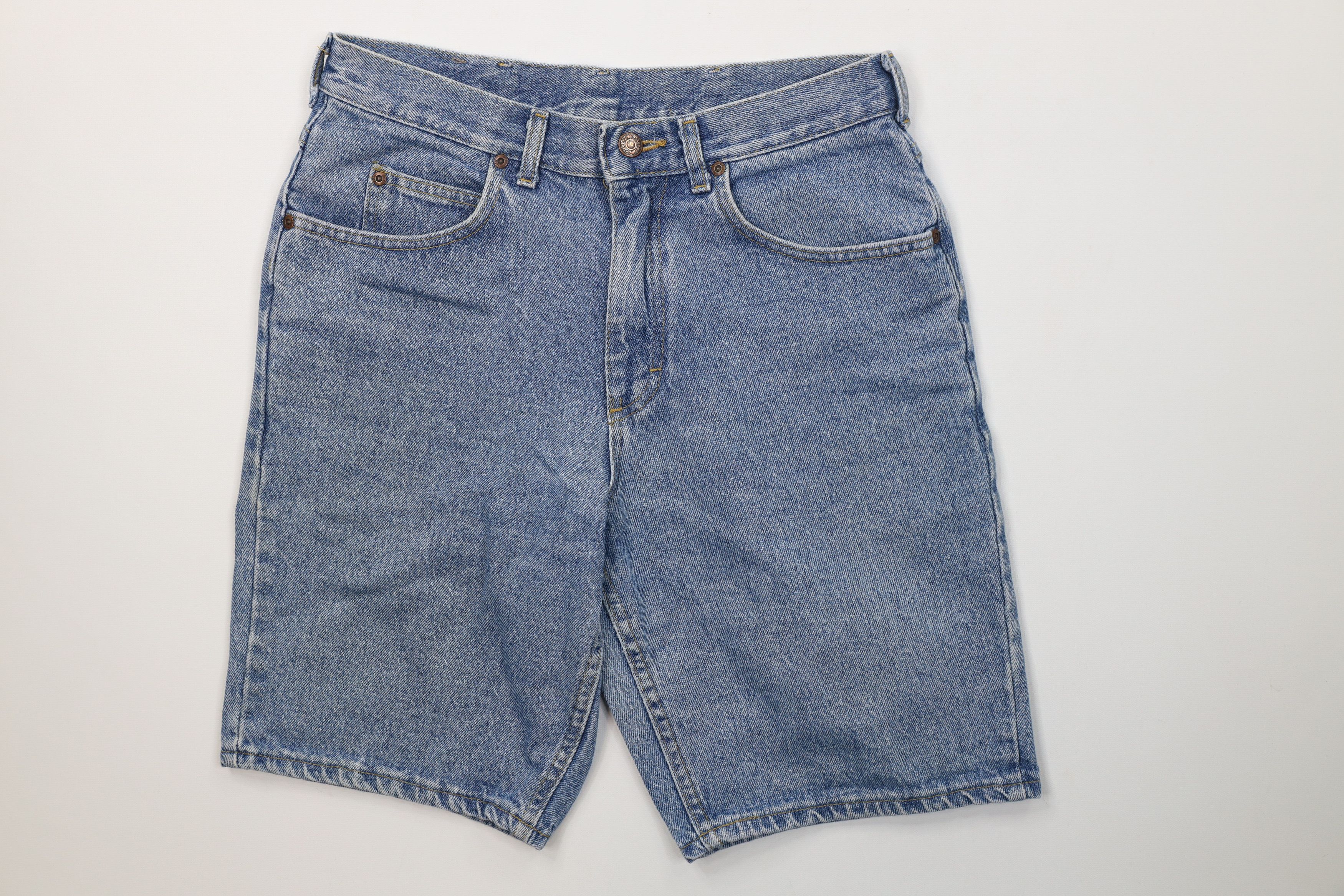 Lee Vintage 90s Lee Fit Denim Jean Shorts Jorts Blue Cotton USA Size US 32 / EU 48 - 1 Thumbnail