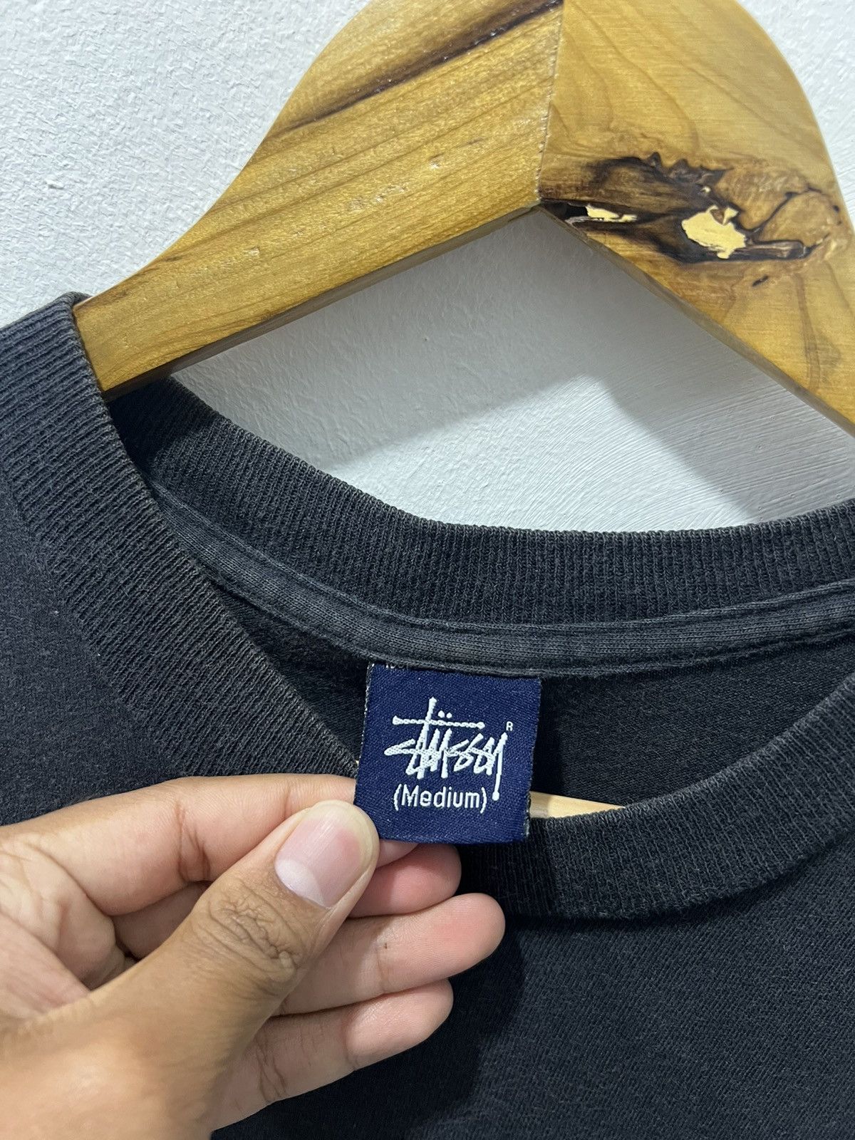 Stussy × Vintage Vintage Stussy Spellout Tshirt Size US M / EU 48-50 / 2 - 6 Thumbnail