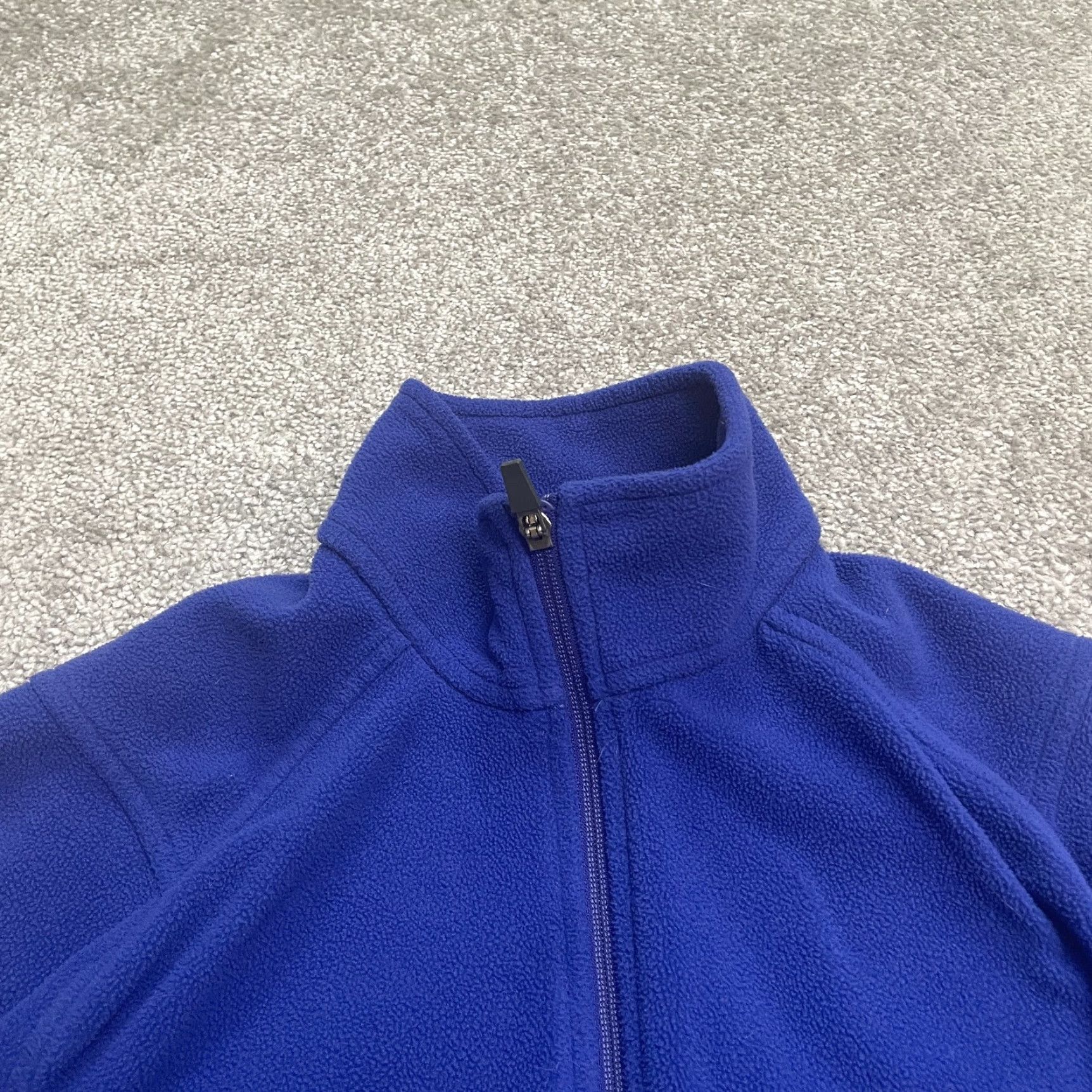 Lands' End Lands' End Polartec Fleece Jacket Womens Small Blue Full Zip Pockets Outdoor Hike Size S / US 4 / IT 40 - 4 Thumbnail