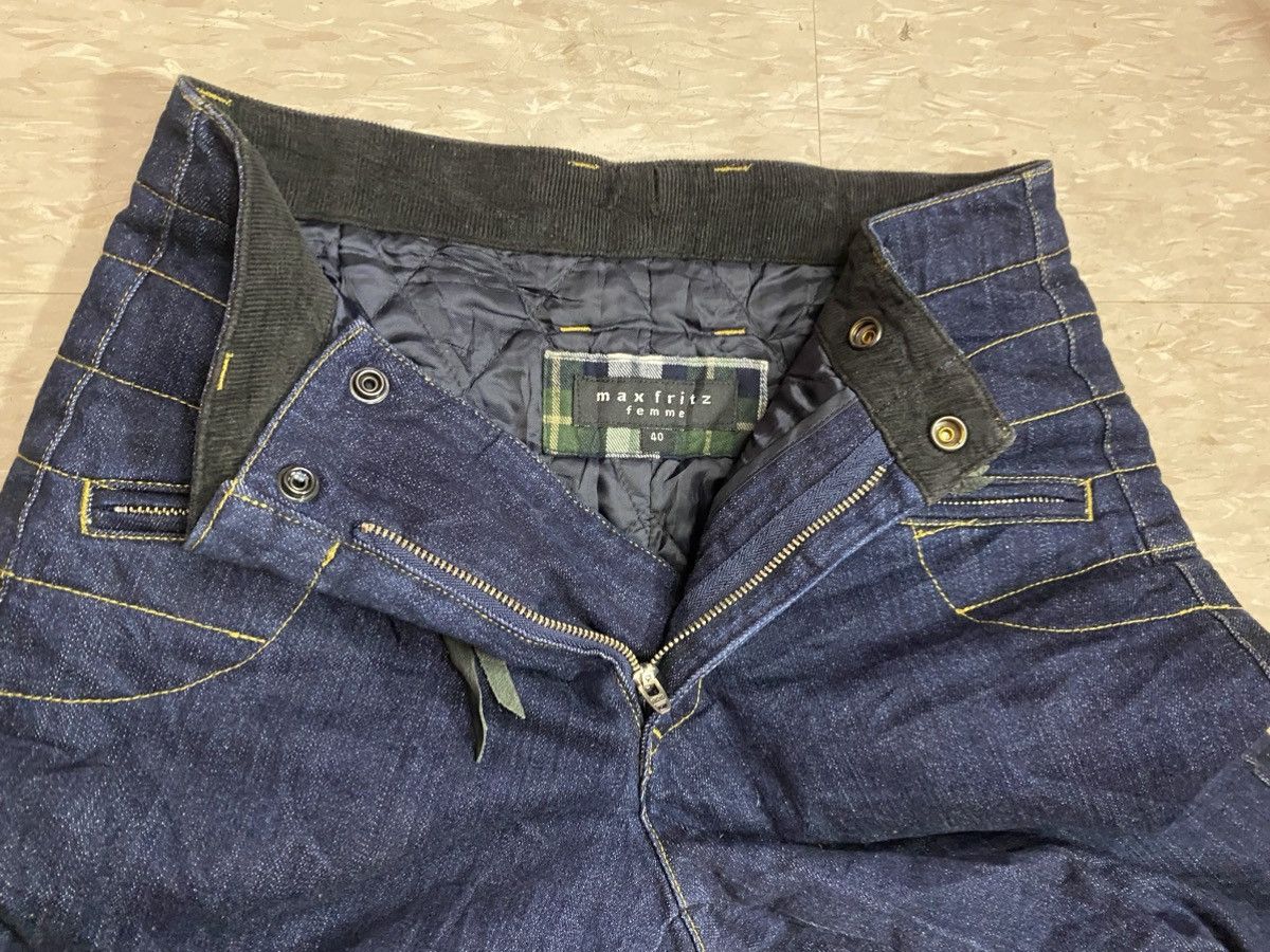 Designer × Japanese Brand Max fritz femme japan biker zipper pocket denim jeans Size US 28 / EU 44 - 4 Thumbnail
