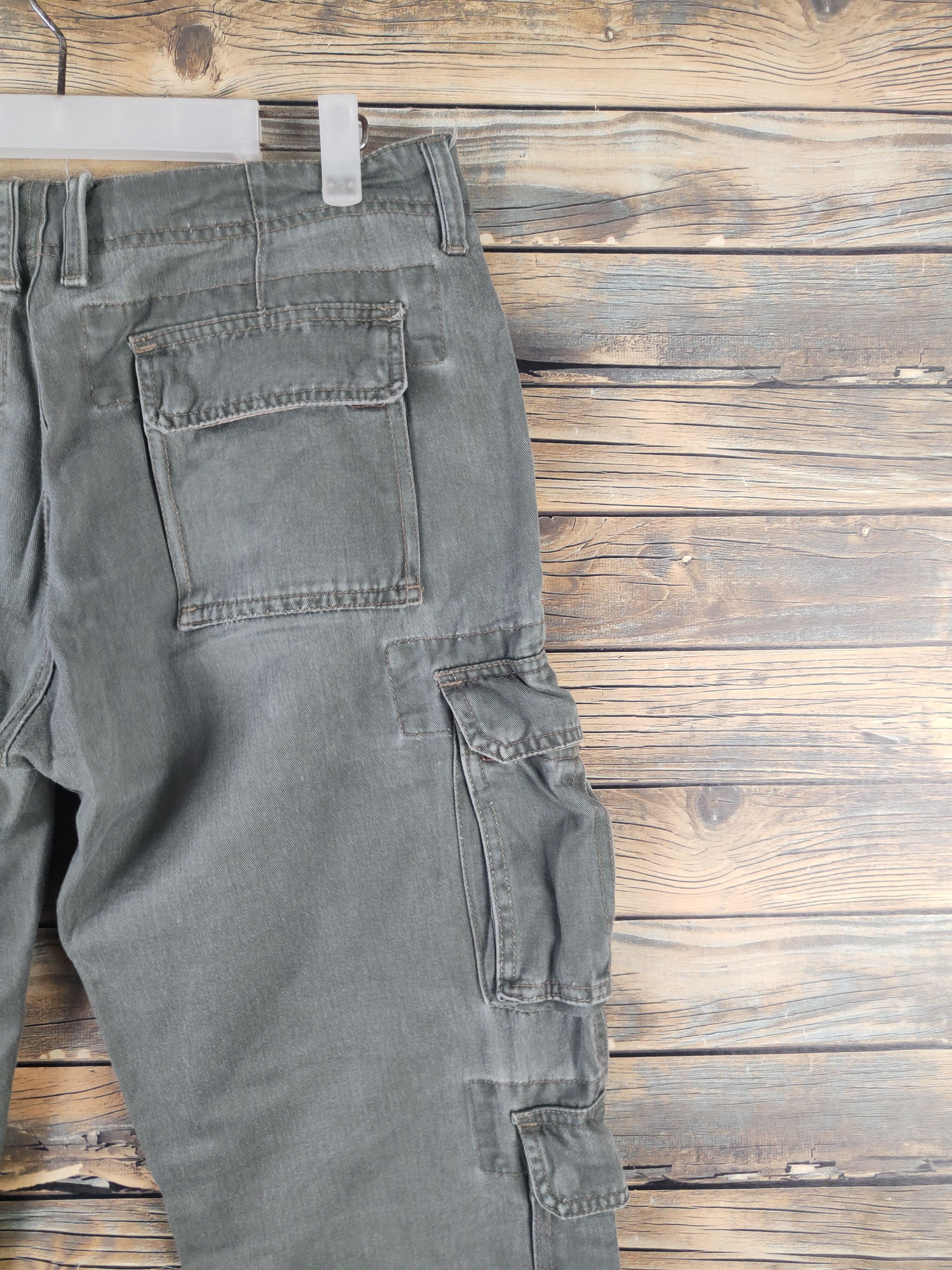 Japanese Brand DLL Ignio Green Multipocket Tactical Cargo Pants #712 Size US 31 - 10 Thumbnail