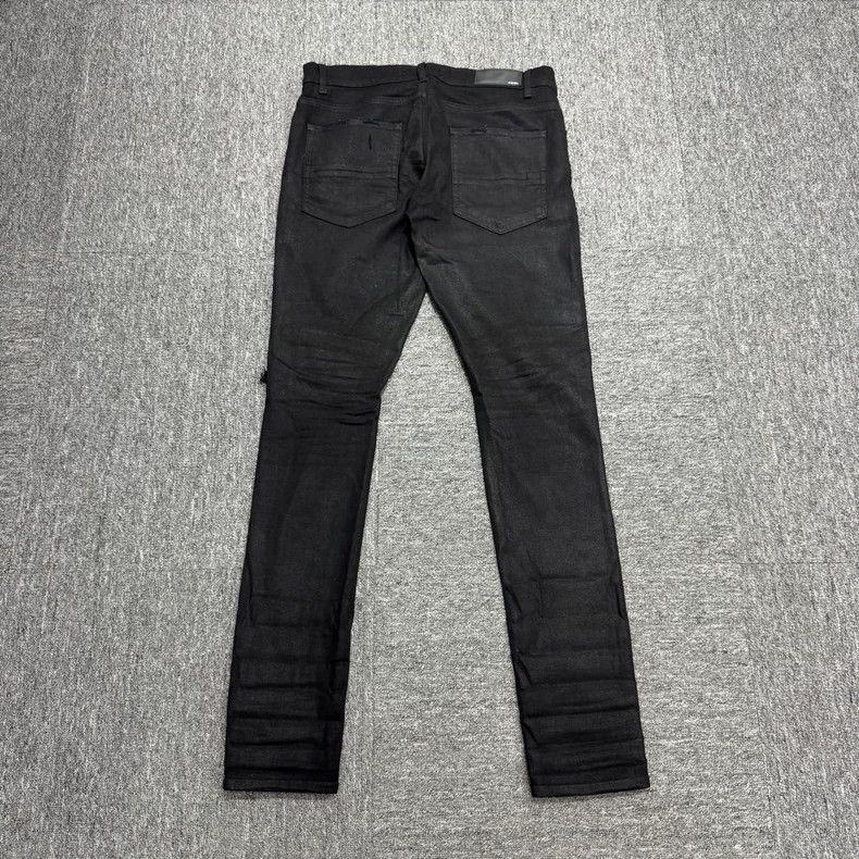 Amiri Amiri Black Hole Distressed Jeans Size US 34 / EU 50 - 5 Thumbnail