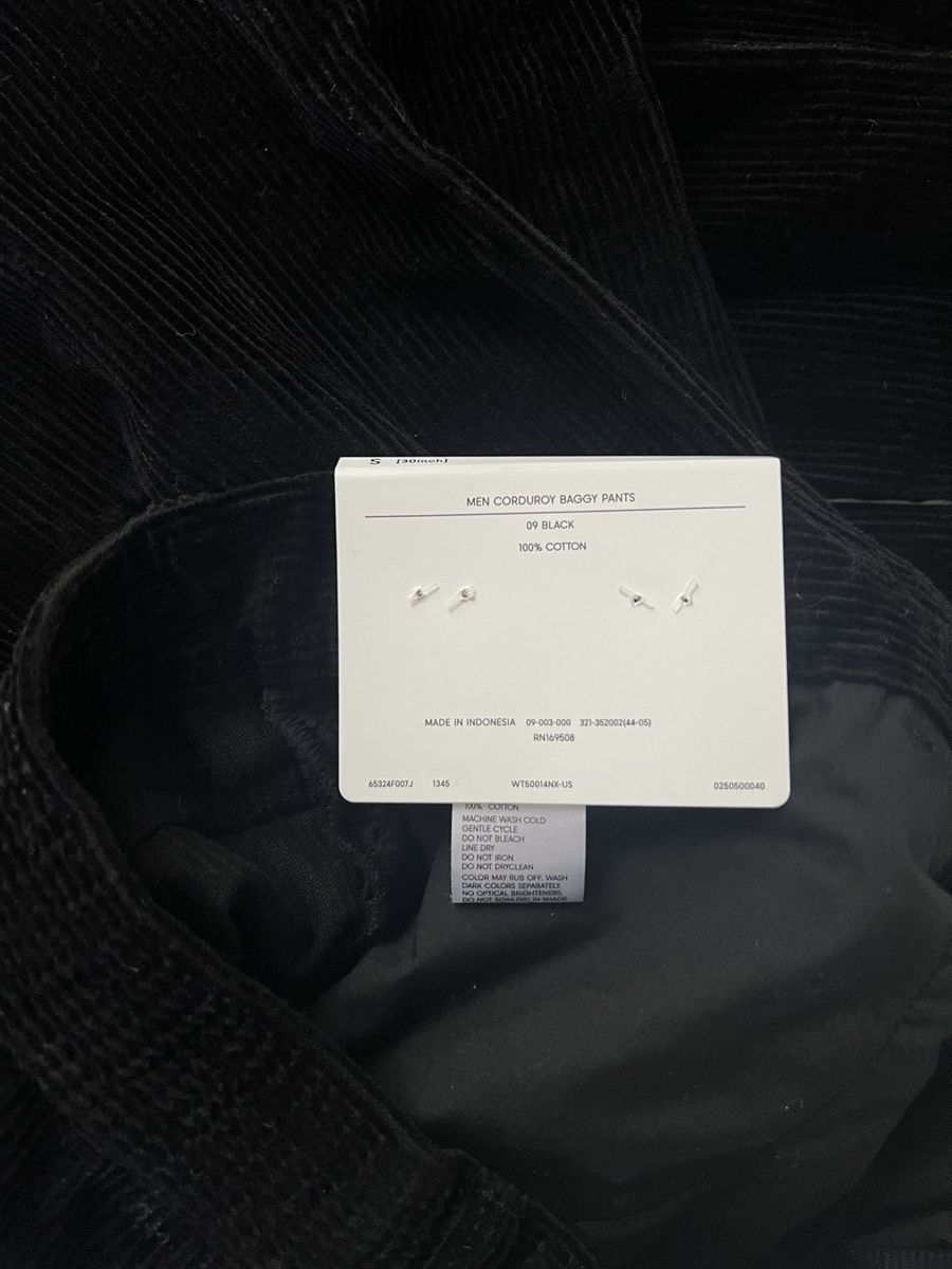 GU Black Corduroy Pants Size US 30 / EU 46 - 2 Thumbnail