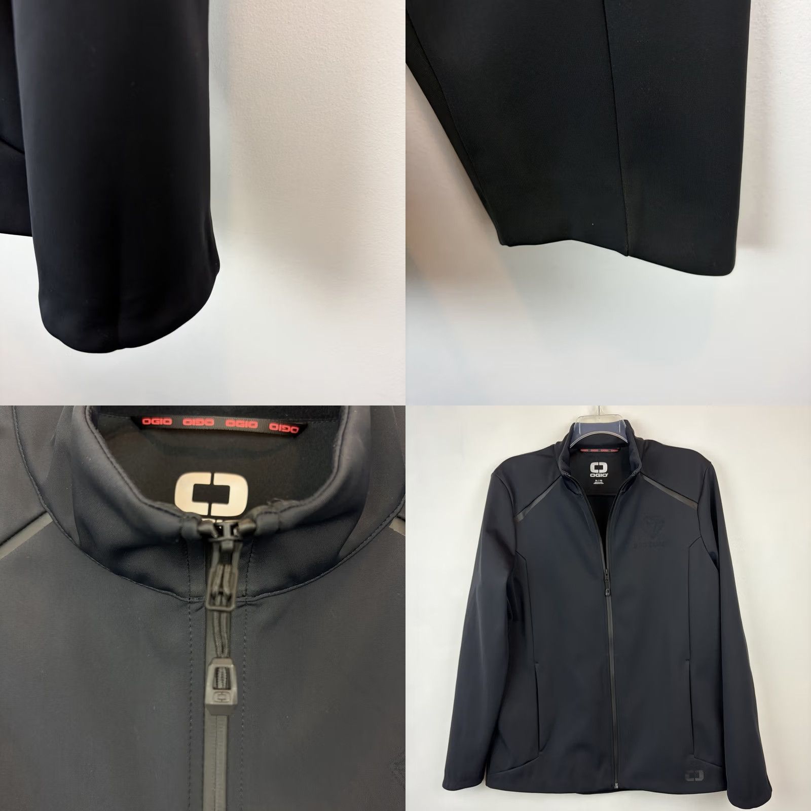 Vintage OGIO Exaction Softshell Jacket Men XL Black Zip Water Repellent OG725 Size US XL / EU 56 / 4 - 8 Thumbnail