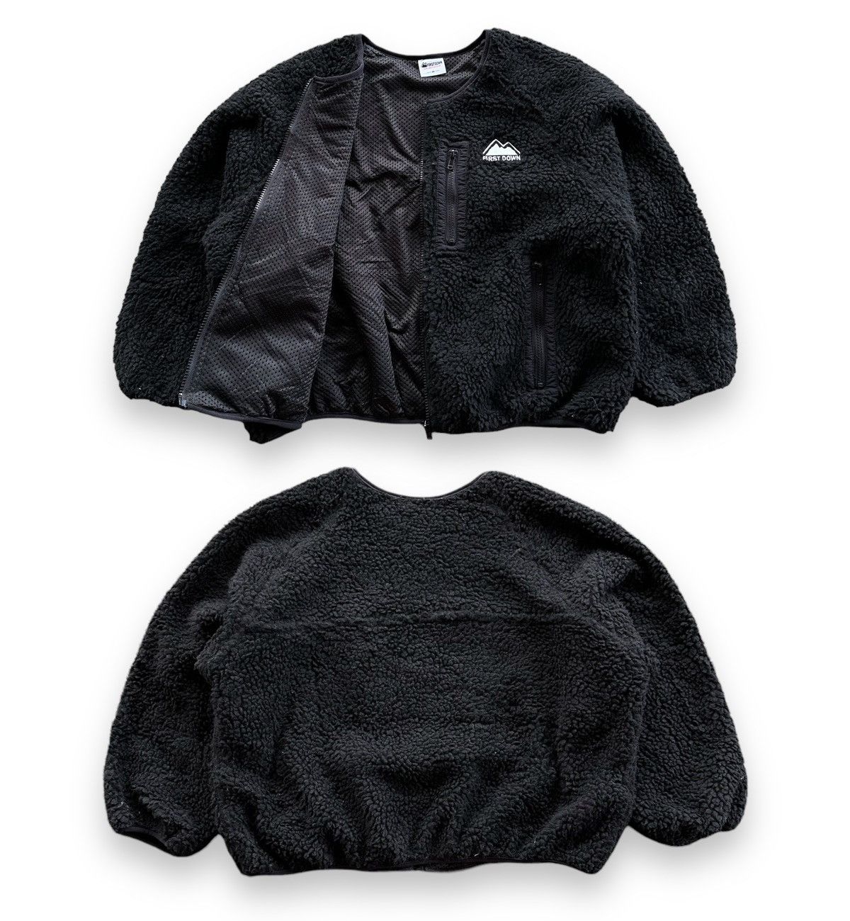 Vintage First Down Fleece Jacket Size M / US 6-8 / IT 42-44 - 1 Thumbnail