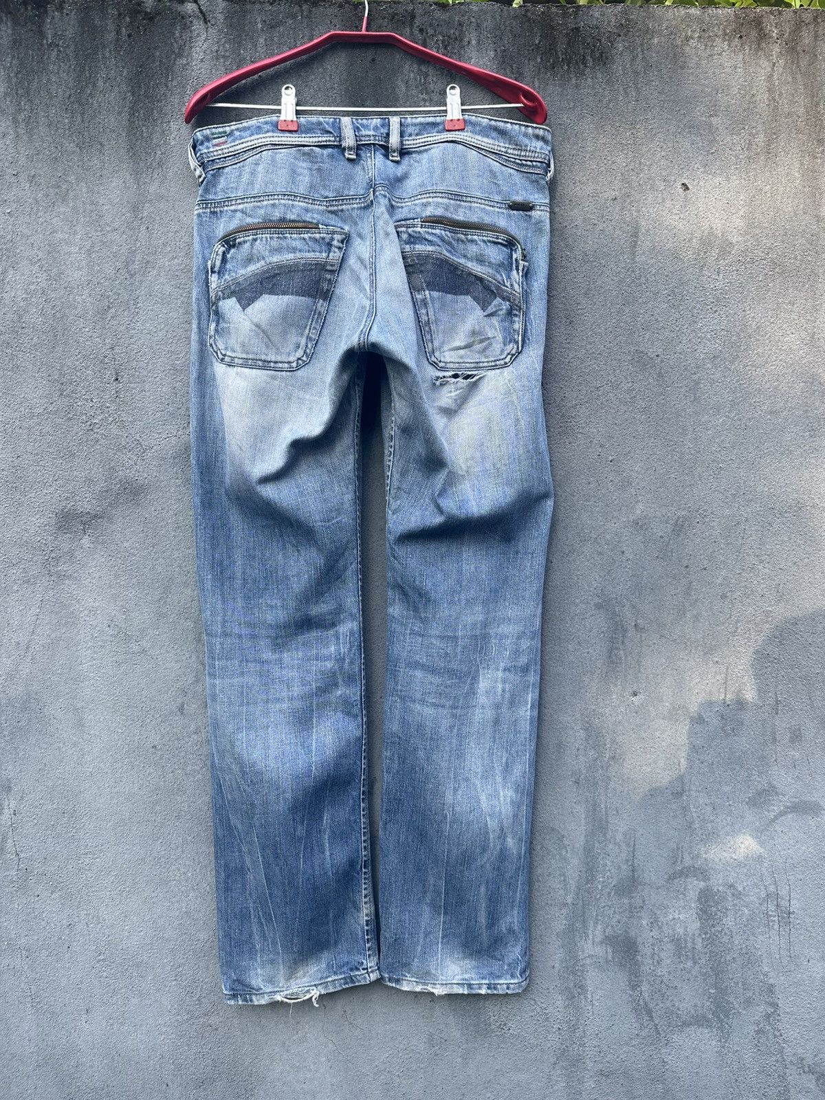 Diesel 👹Vintage Diesel Poiak Straight Cut Jeans Size US 29 - 3 Thumbnail