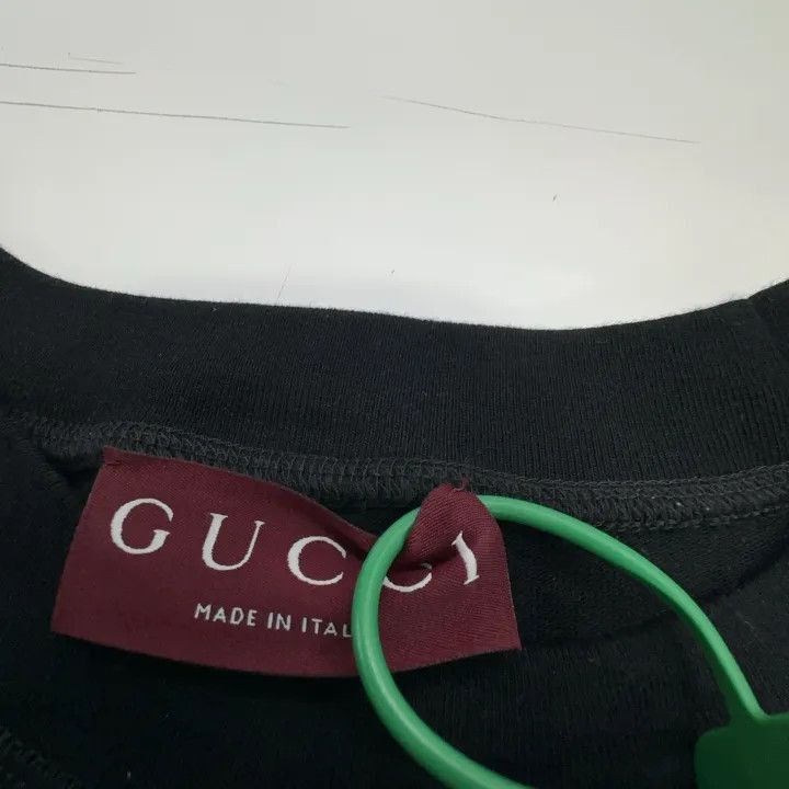 Gucci Gucci Gucci Logo Relaxed Fit Black T-Shirt -2506 Size US L / EU 52-54 / 3 - 3 Thumbnail