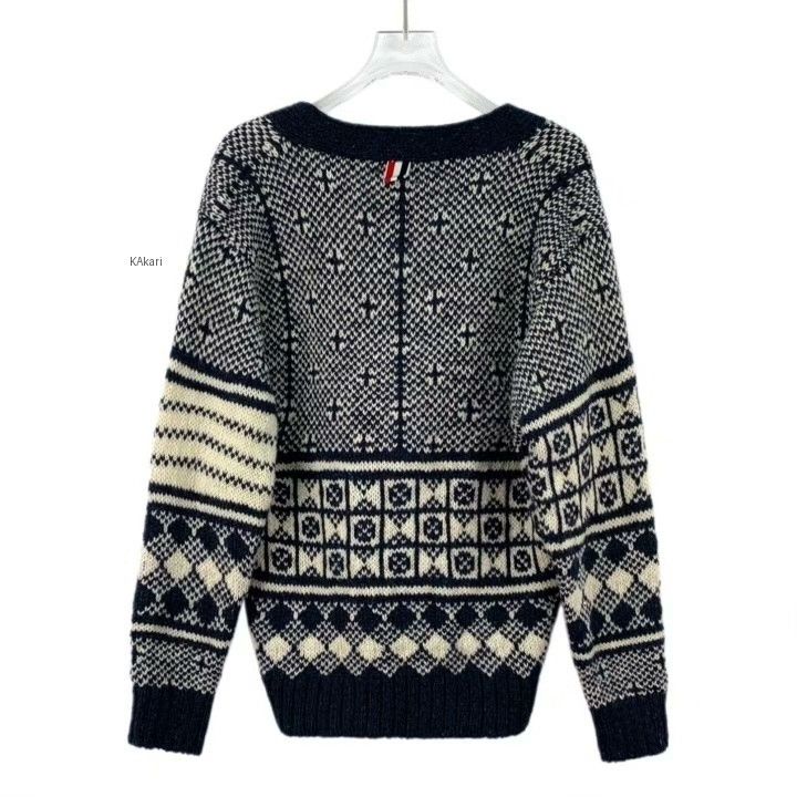 Thom Browne Thom Browne Logo Knit Cardigan Size US M / EU 48-50 / 2 - 2 Thumbnail