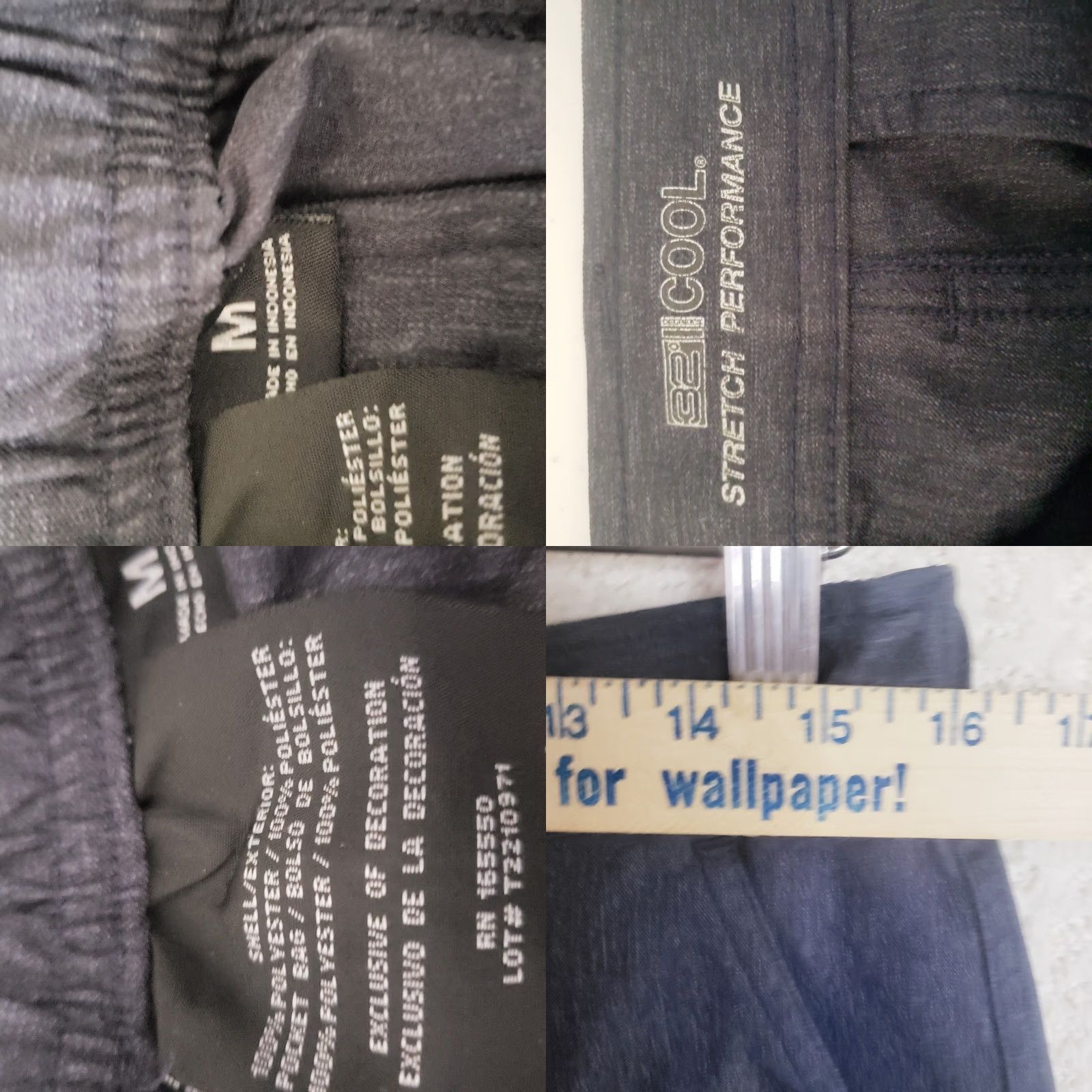 Vintage 32 Degrees Cool Men's 32x7 Grayish Blue Stretch Performance Soft Touch Shorts Size US 31 - 8 Thumbnail