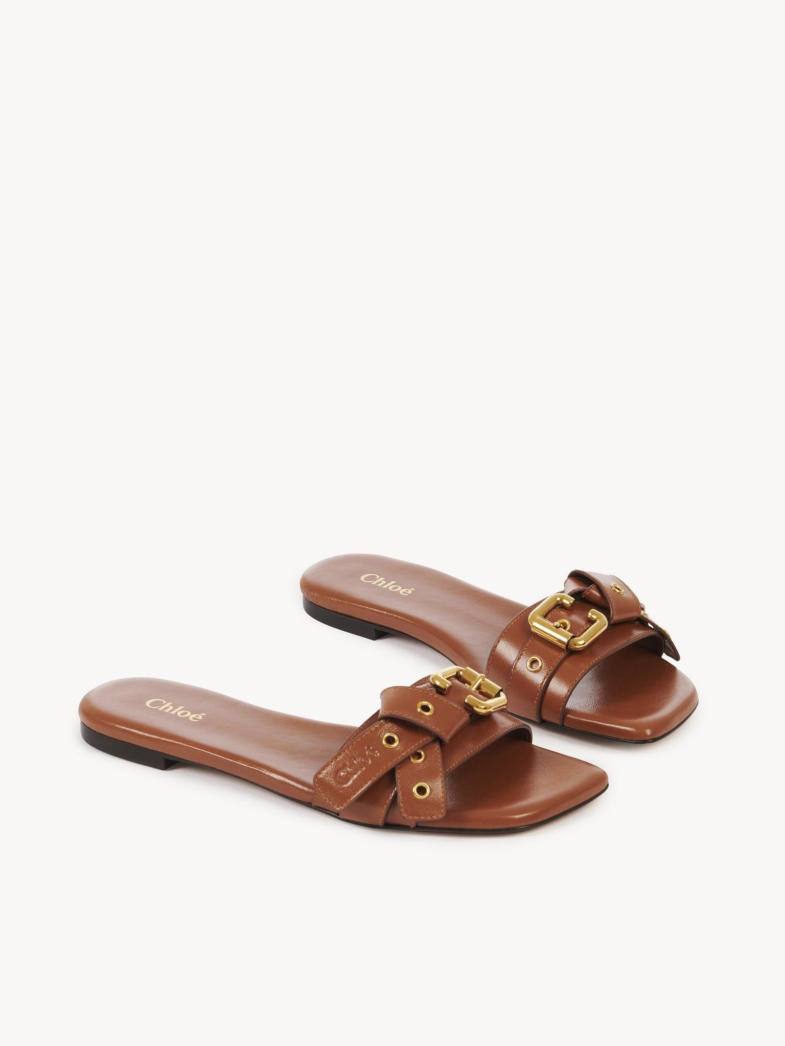 Chloe o1loc1c10226 Mae Sandals in Clay Brown Size US 10 / IT 40 - 2 Thumbnail