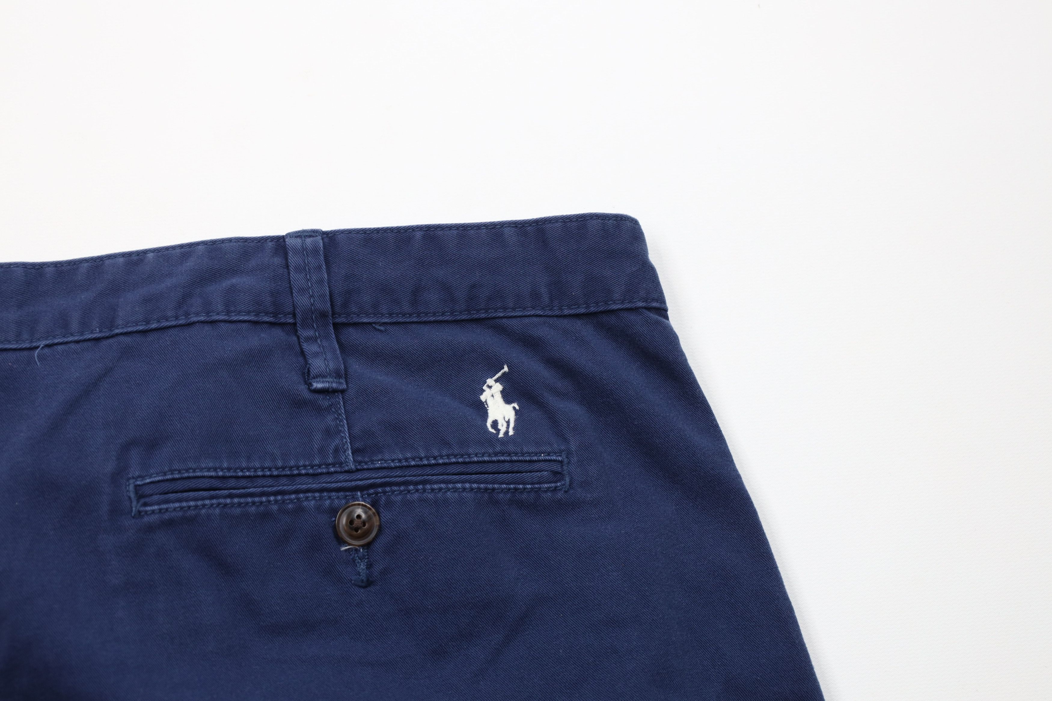 Ralph Lauren Vintage Ralph Lauren Fit Chino Shorts Navy Blue Cotton Size US 40 / EU 56 - 10 Thumbnail