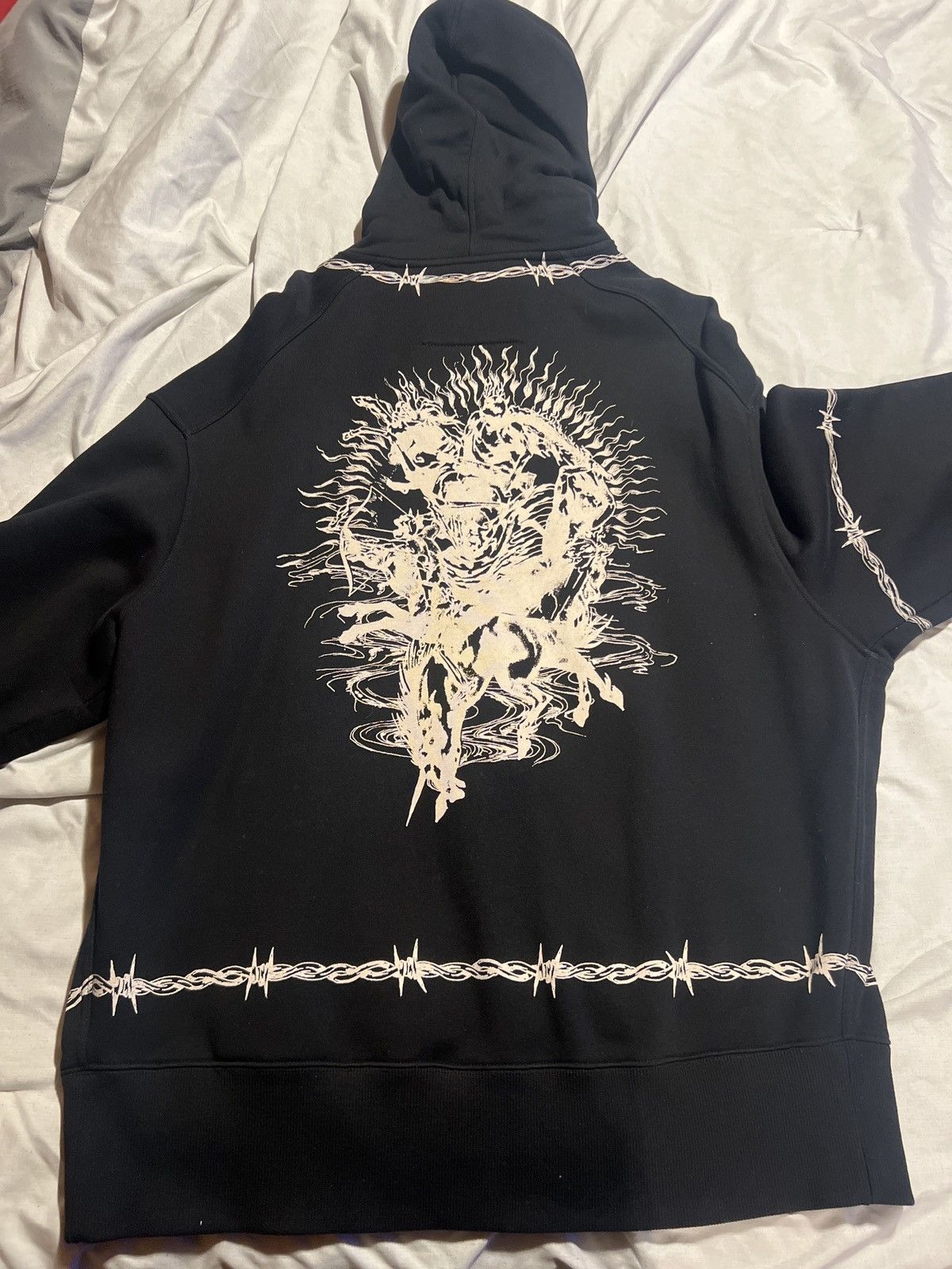 Givenchy Gothic Hoodie Size US XXL / EU 58 / 5 - 3 Thumbnail