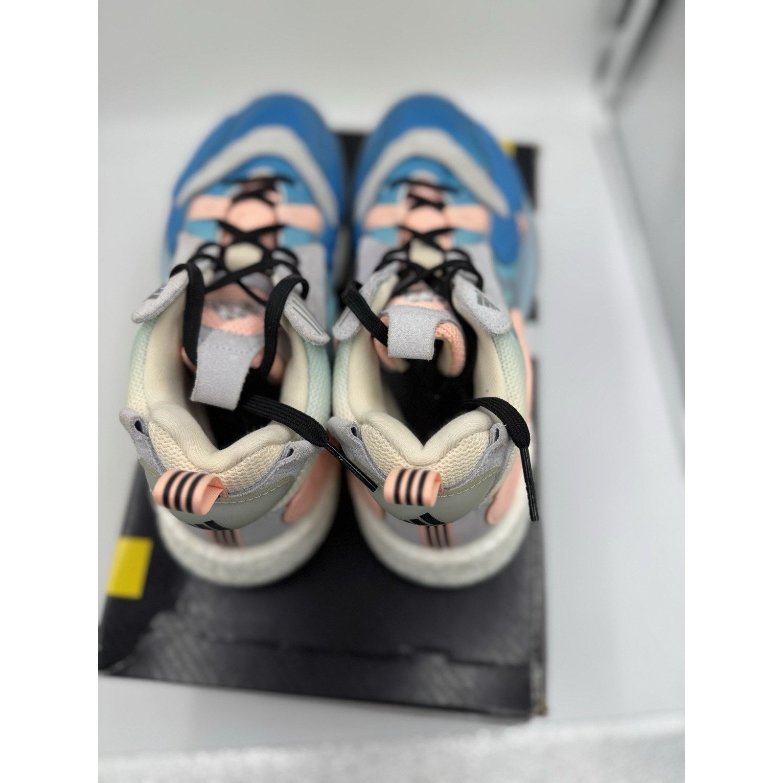 Adidas Size 10 - adidas ZoneBoost Aeroblue Clear Orange bs905 Size US 10 / EU 43 - 3 Thumbnail