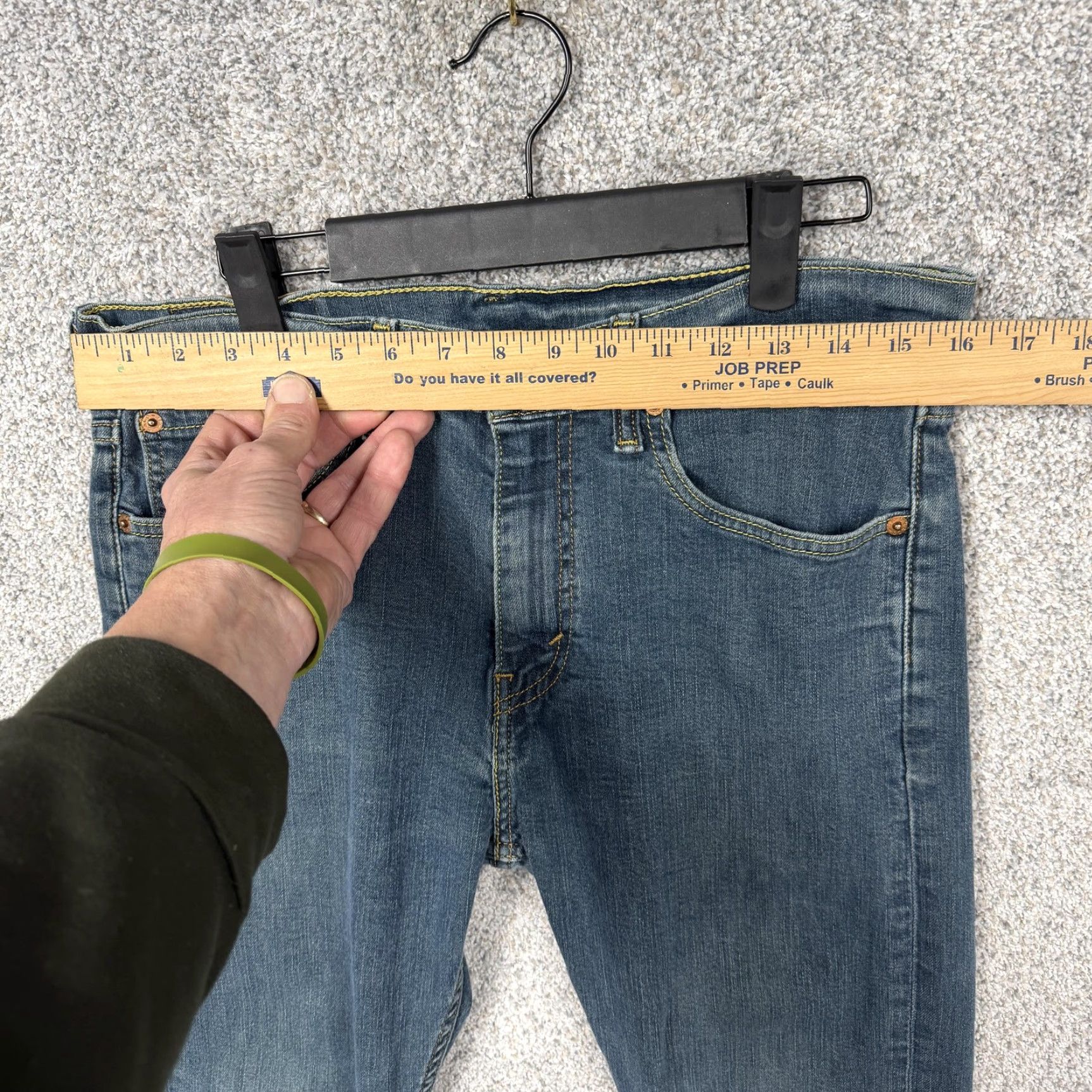 Levi's Levi's 508 Jeans Mens Regular Tapered Blue Mid Wash Denim 32x28 Red Tab Waist 32 Inseam 28 Jeans Shirt? Size US 32 / EU 48 - 2 Thumbnail