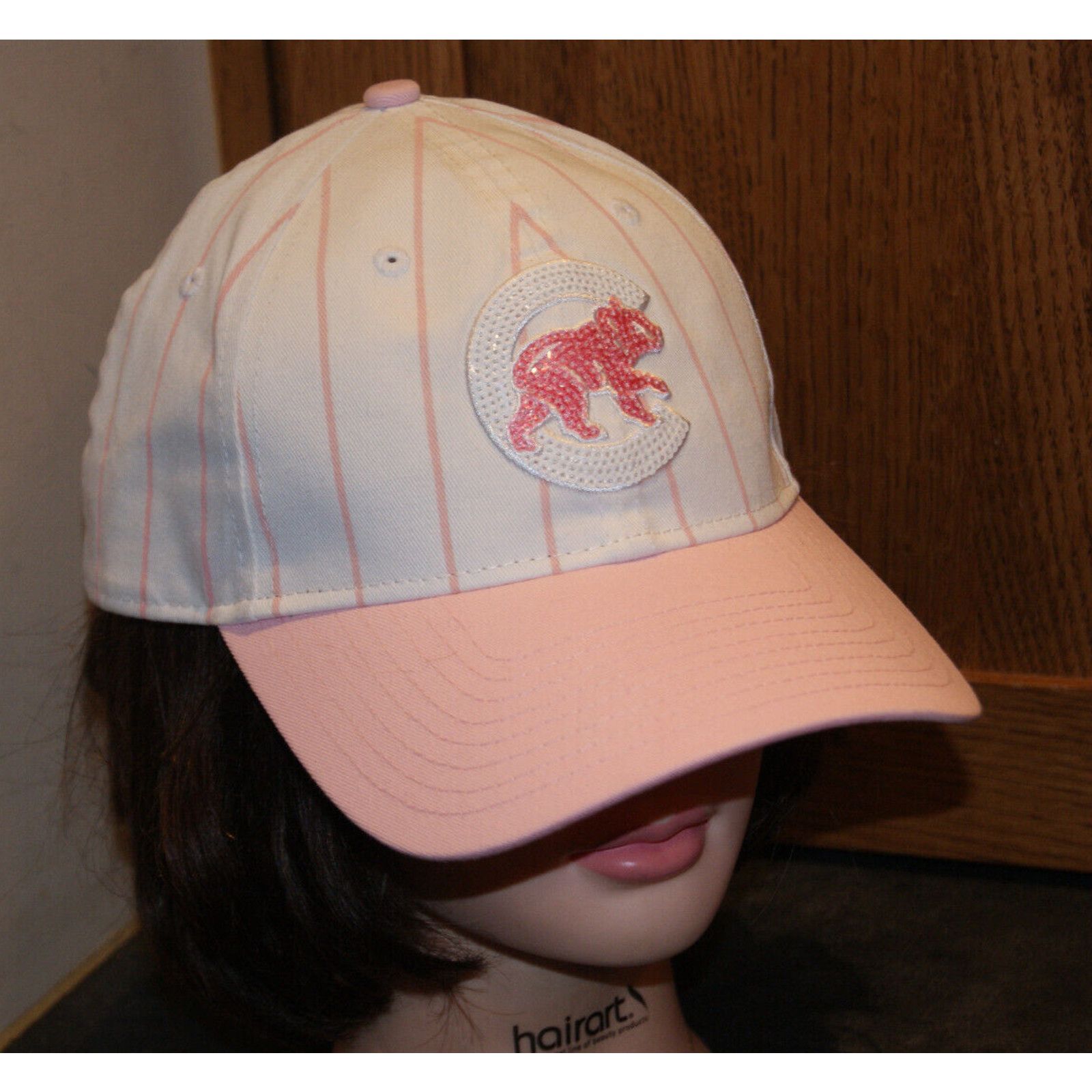 New Era Chicago Cubs Womens White Pink Logo Snapback Hat Cap New Era Size ONE SIZE - 1 Thumbnail