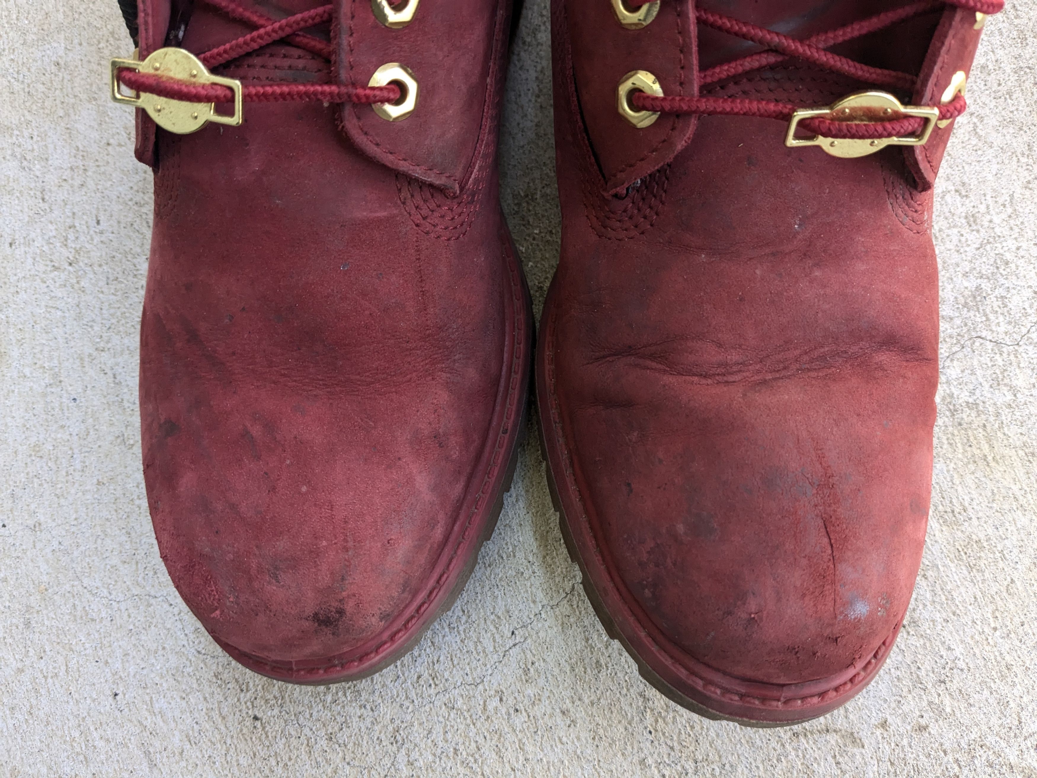 Timberland Timberland Boots Red Leather 11 M Suede Size US 11 / EU 44 - 5 Thumbnail