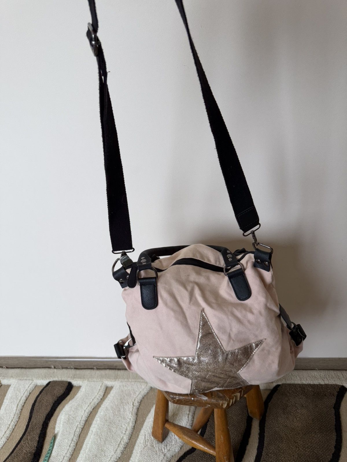 Japanese Brand Vintage Y2K Cotton Hippie Bag With Pockets Streetwear Size ONE SIZE - 6 Thumbnail