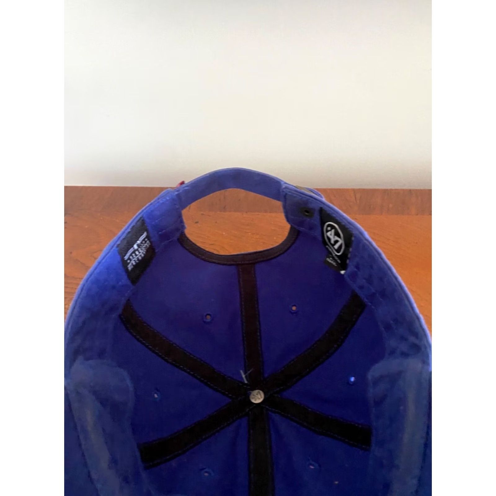 MLB Chicago Cubs Hat Baseball Cap 47 Brand Adjustable Blue MLB Mens Curveback Strapback EUC Size ONE SIZE - 5 Thumbnail