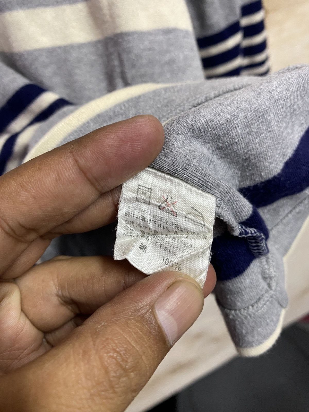Issey Miyake vintage issey miyake I.S stripes tshirt Size M / US 6-8 / IT 42-44 - 3 Thumbnail