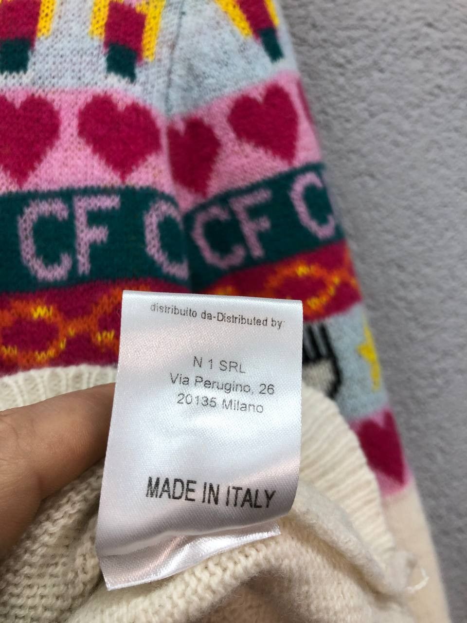 Chiara Ferragni Chiara Ferragni womens wool / cashmere sweater XS Size XS / US 0-2 / IT 36-38 - 7 Thumbnail