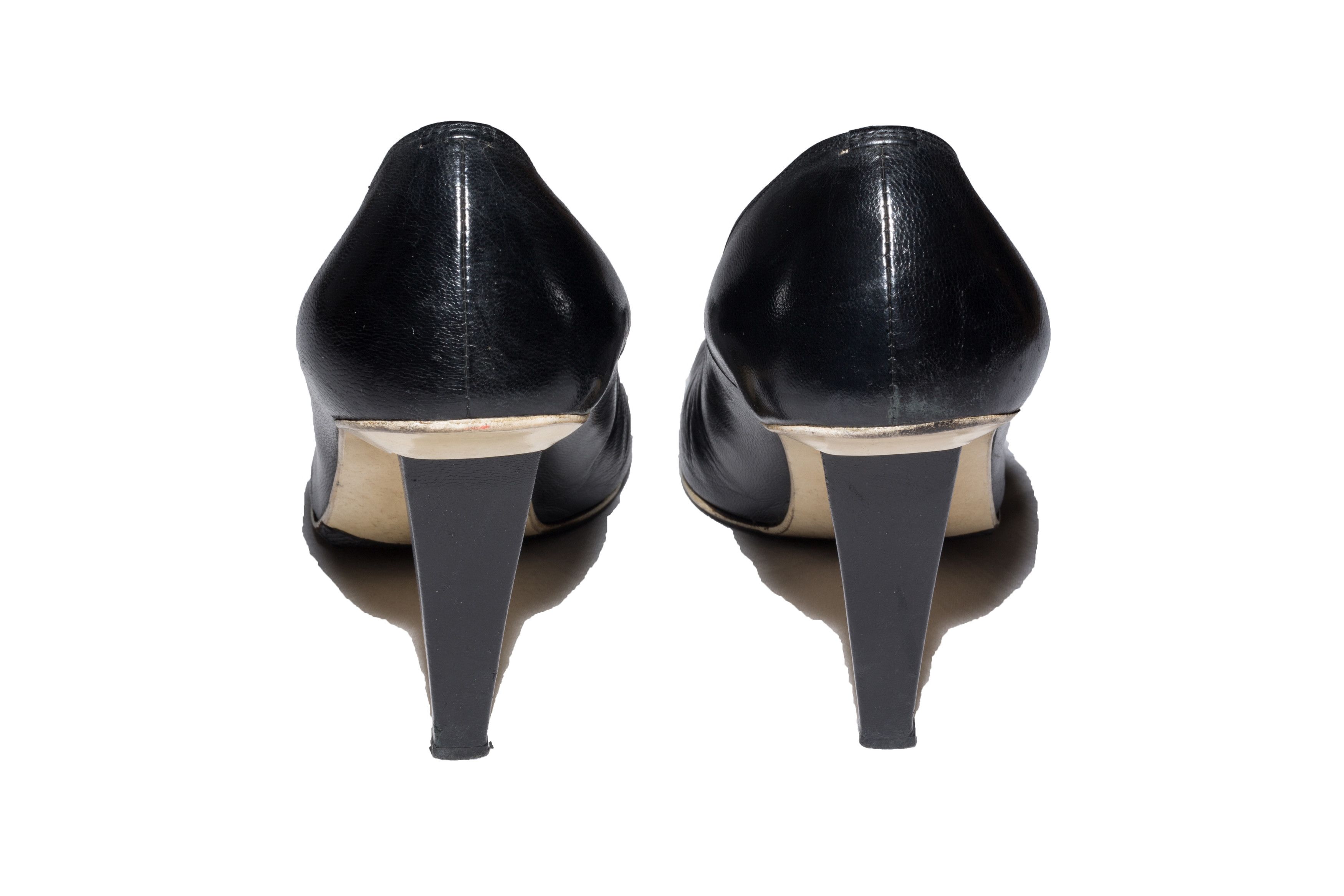 Maison MIHARA YASUHIRO OPEN SPLIT TOE SNAKE HEEL SHOE Size US 6.5 / IT 36.5 - 5 Thumbnail
