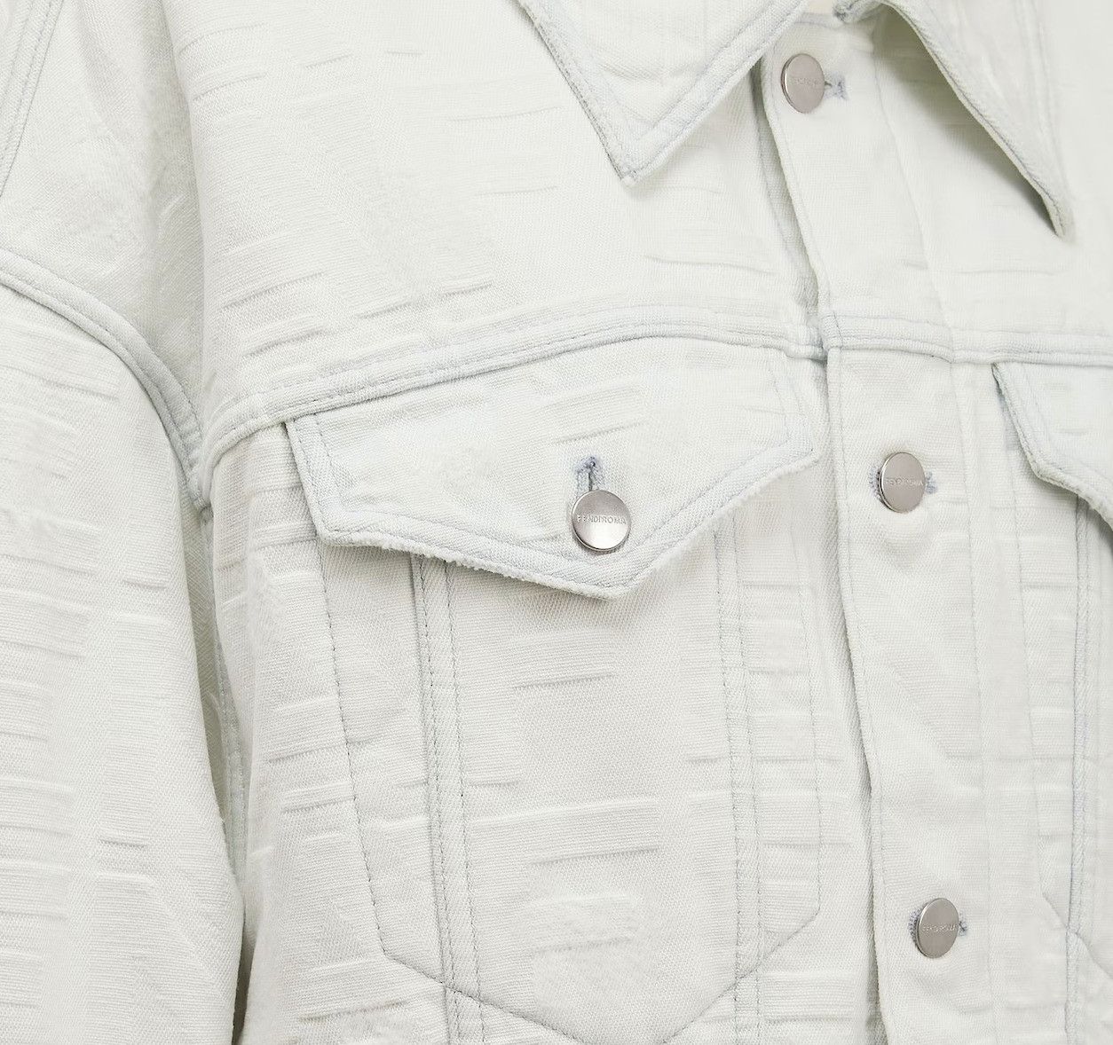 Fendi o1loc1c0824 Blouson in White Size XS / US 0-2 / IT 36-38 - 3 Thumbnail