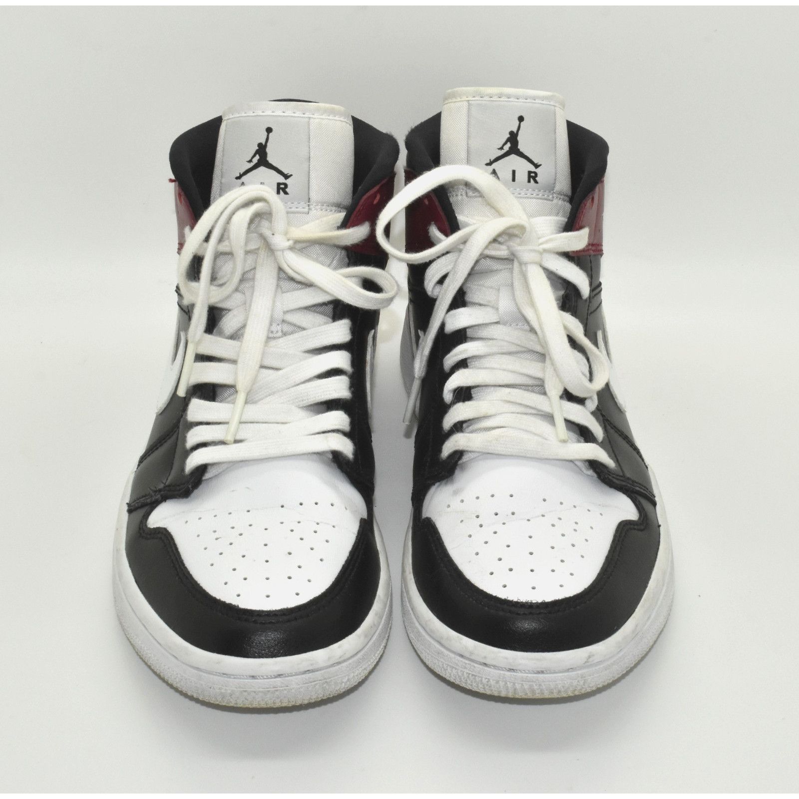 Nike NIKE AIR JORDAN 1 MID Blk/White Red Shoes BQ6472-016 Sz 8.5 Size US 8.5 / IT 38.5 - 3 Thumbnail